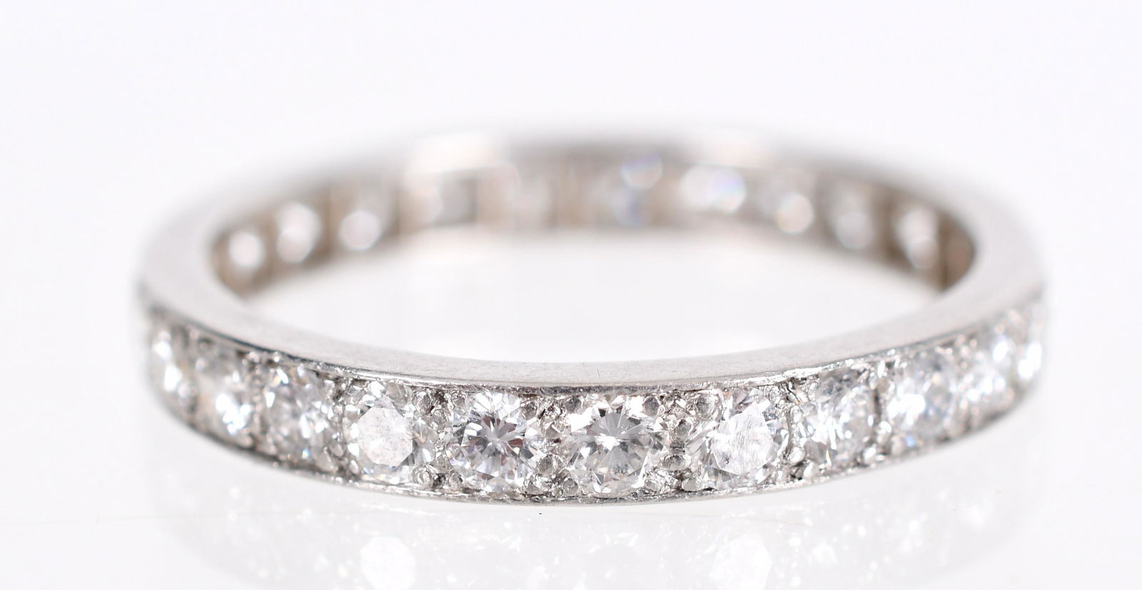 A Oscar Heyman Platinum and Diamond Eternity Band (1 of 4)