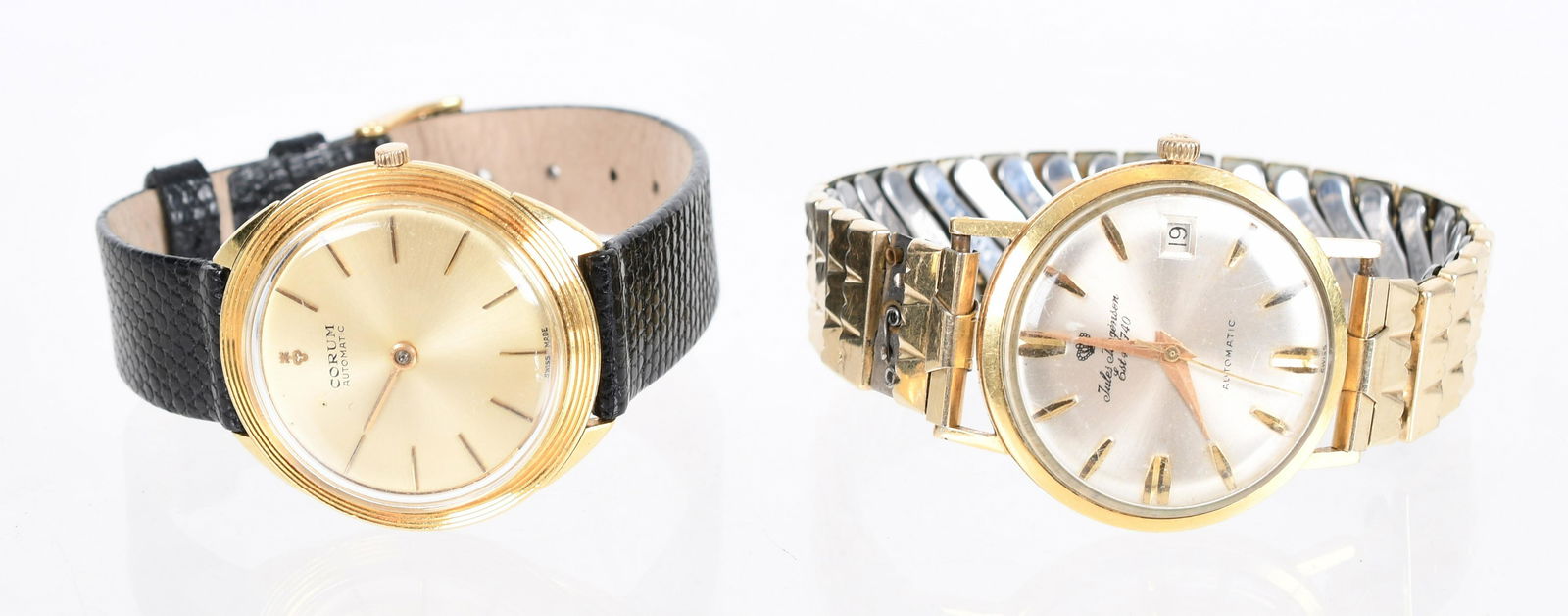 Two Vintage Men's Gold Wristwatches (1 of 7)