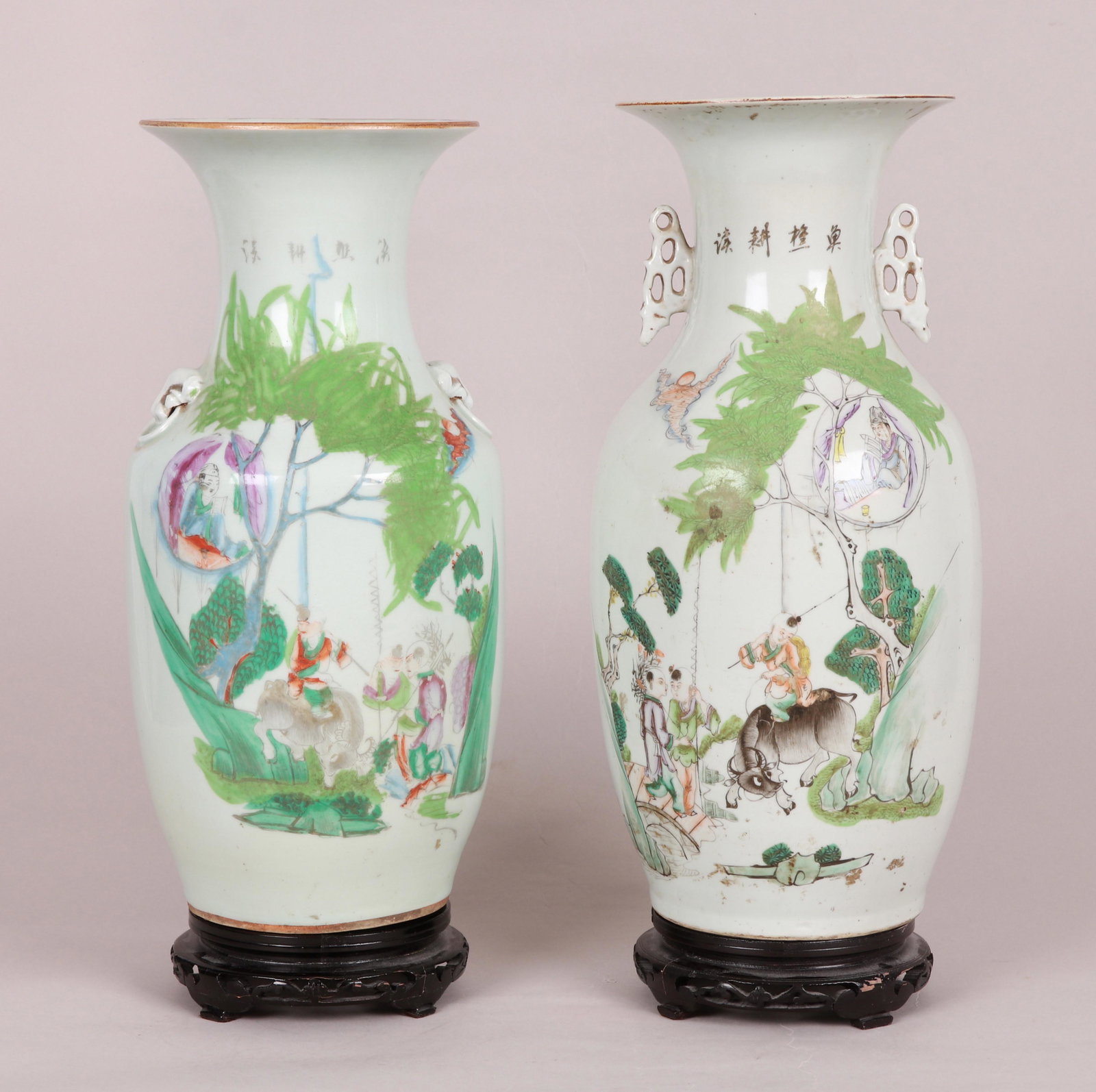 A Pair of Large Chinese Porcelain Vases (1 of 14)