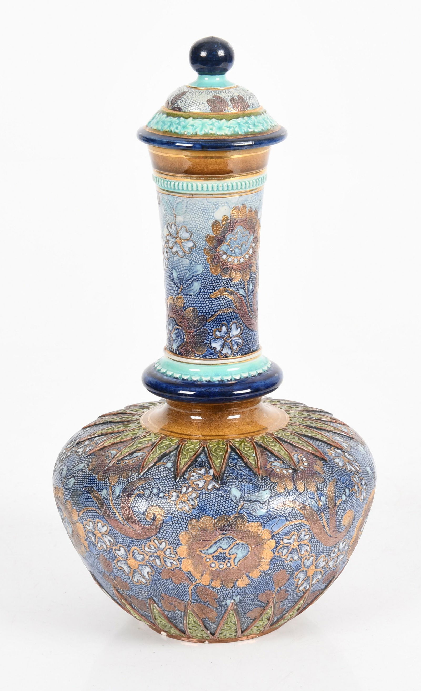 A Doulton Lambeth Pottery Bottle (1 of 7)