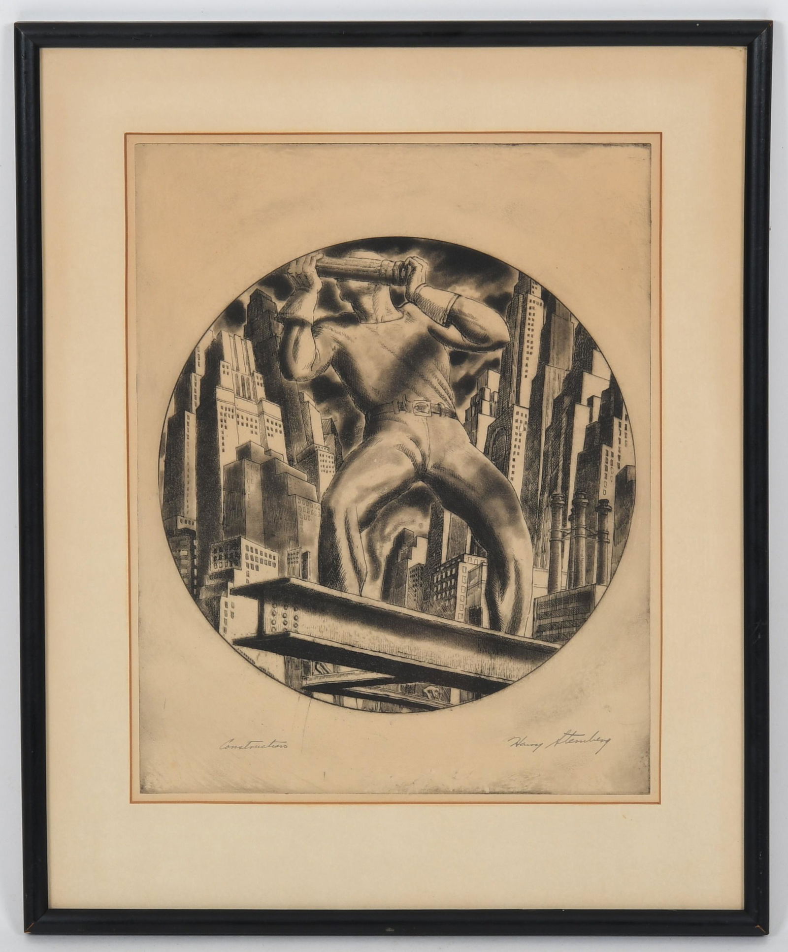 Harry Sternberg (1904 - 2001) Etching (1 of 5)