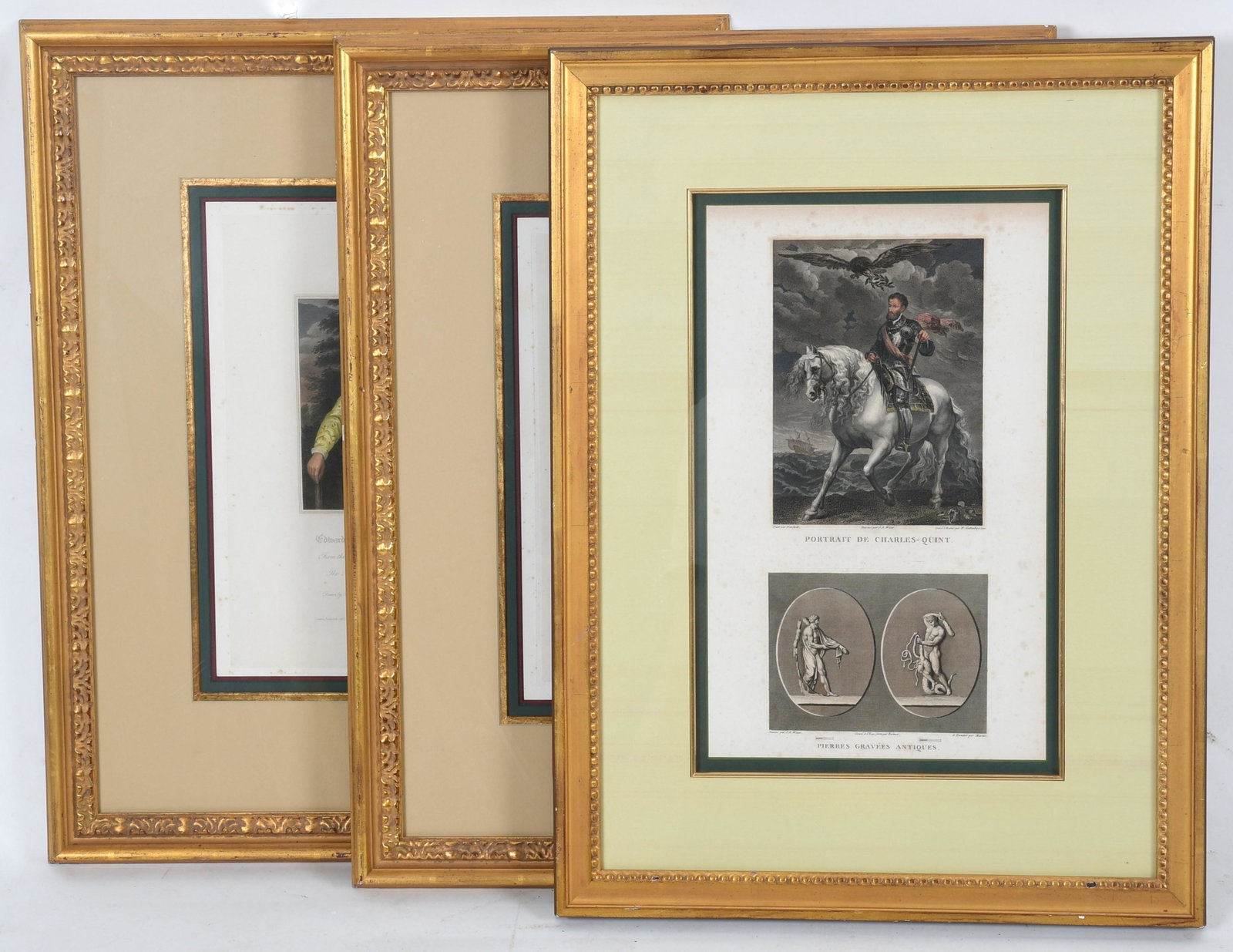 Three Framed Antique Prints (1 of 13)
