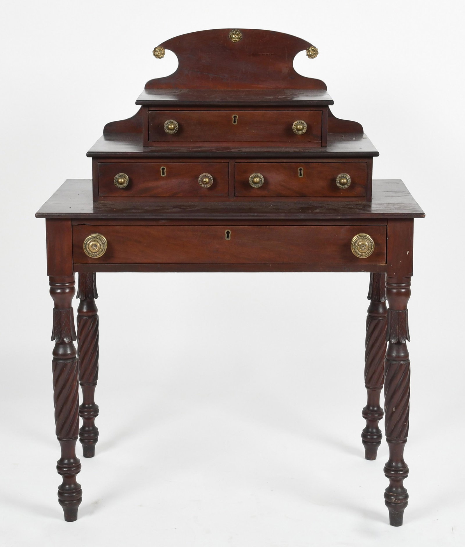 New England Sheraton Tiered Top Dressing Table (1 of 7)