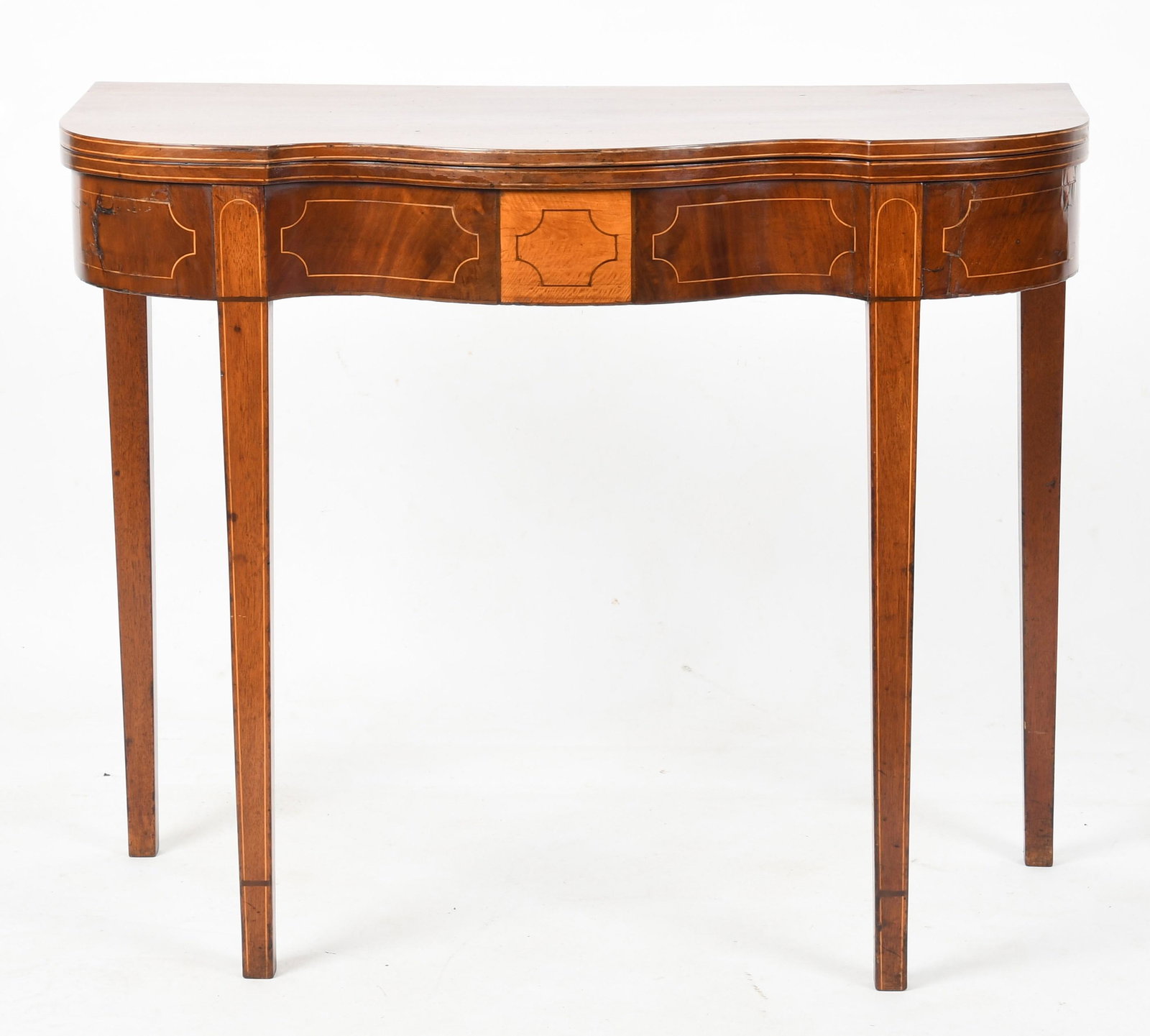 Federal Inlaid Mahogany Card Table (1 of 11)