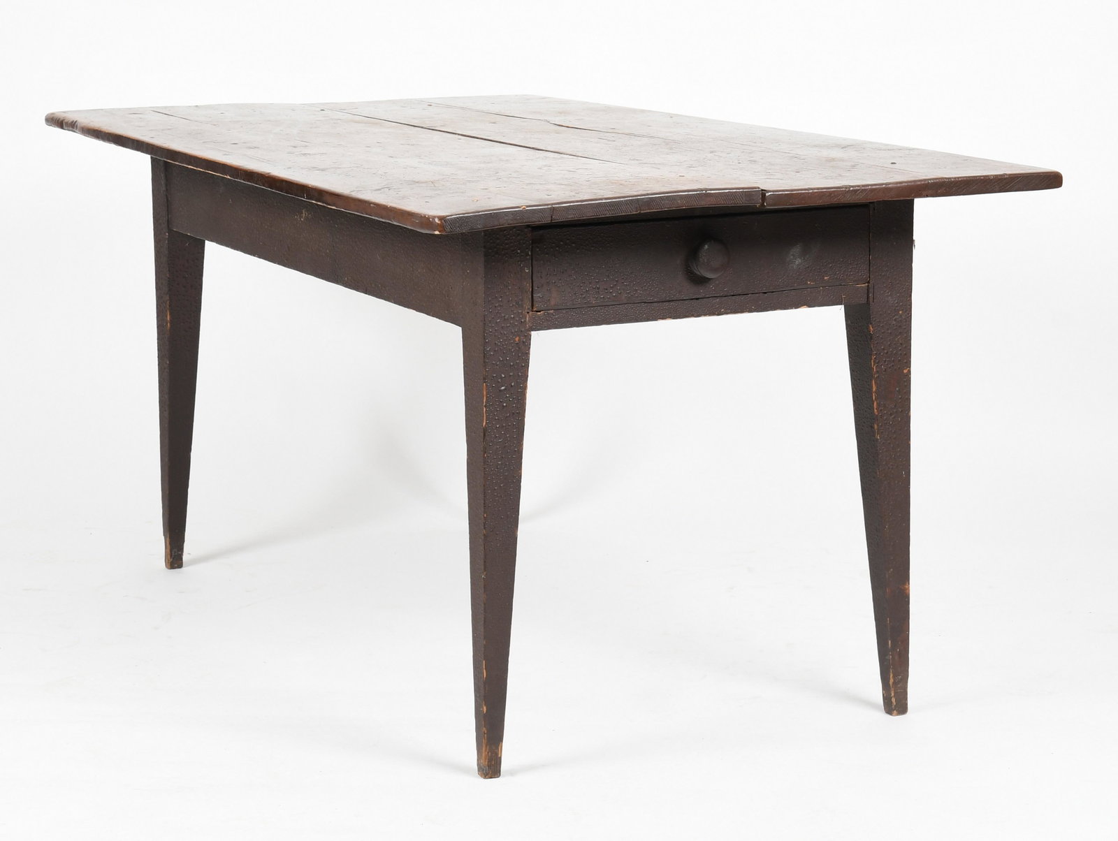 Pennsylvania Brown-Painted Farm Table (1 of 9)