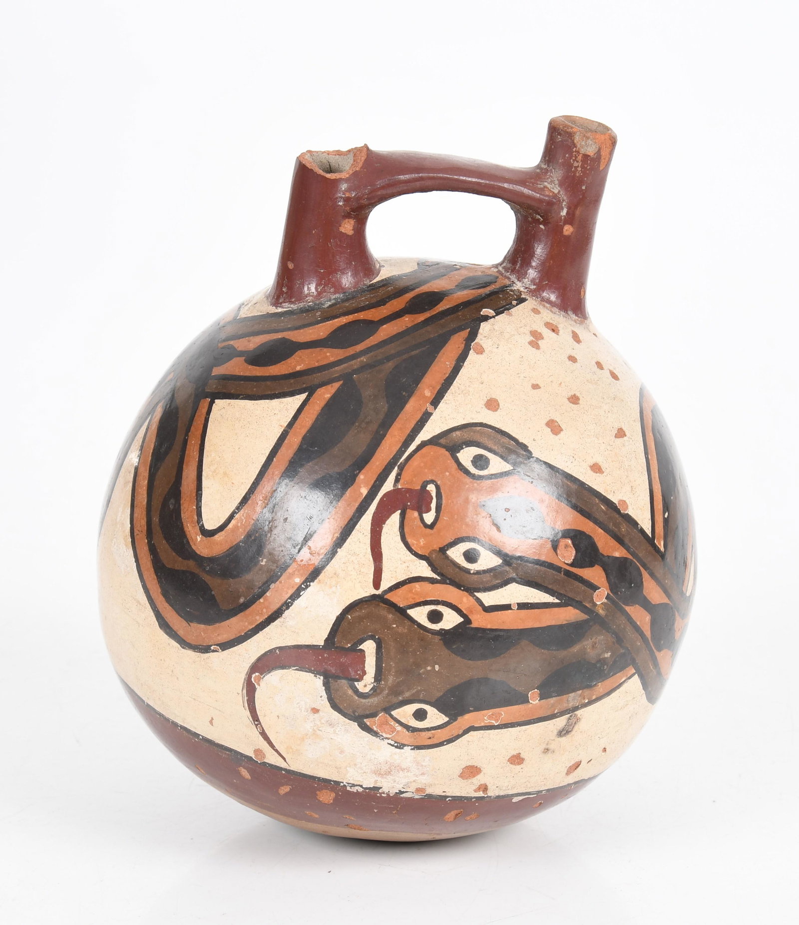 Nazca Polychrome Globular Vessel (1 of 9)