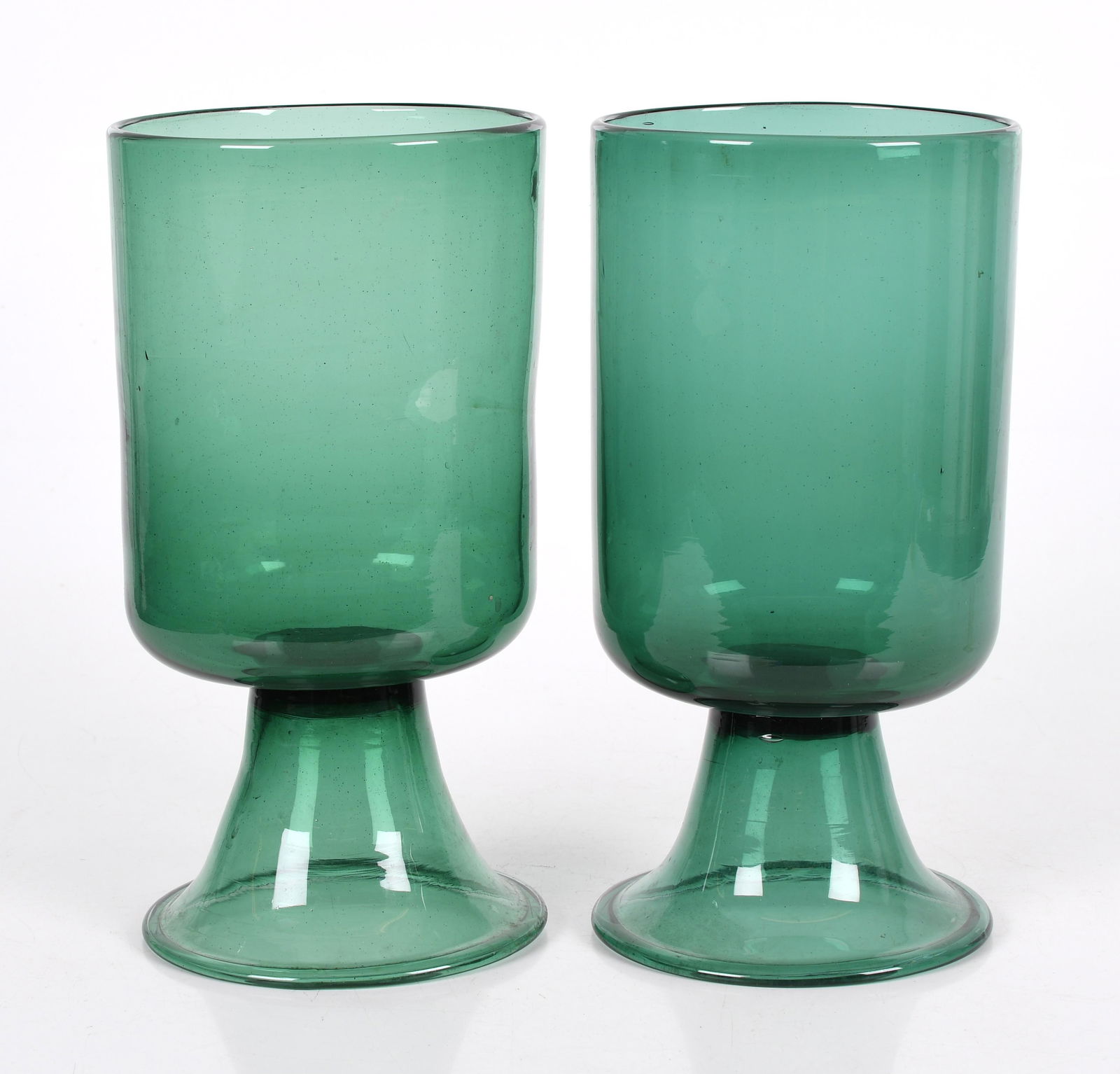 A Pair of Large Blown Glass Vases (1 of 6)
