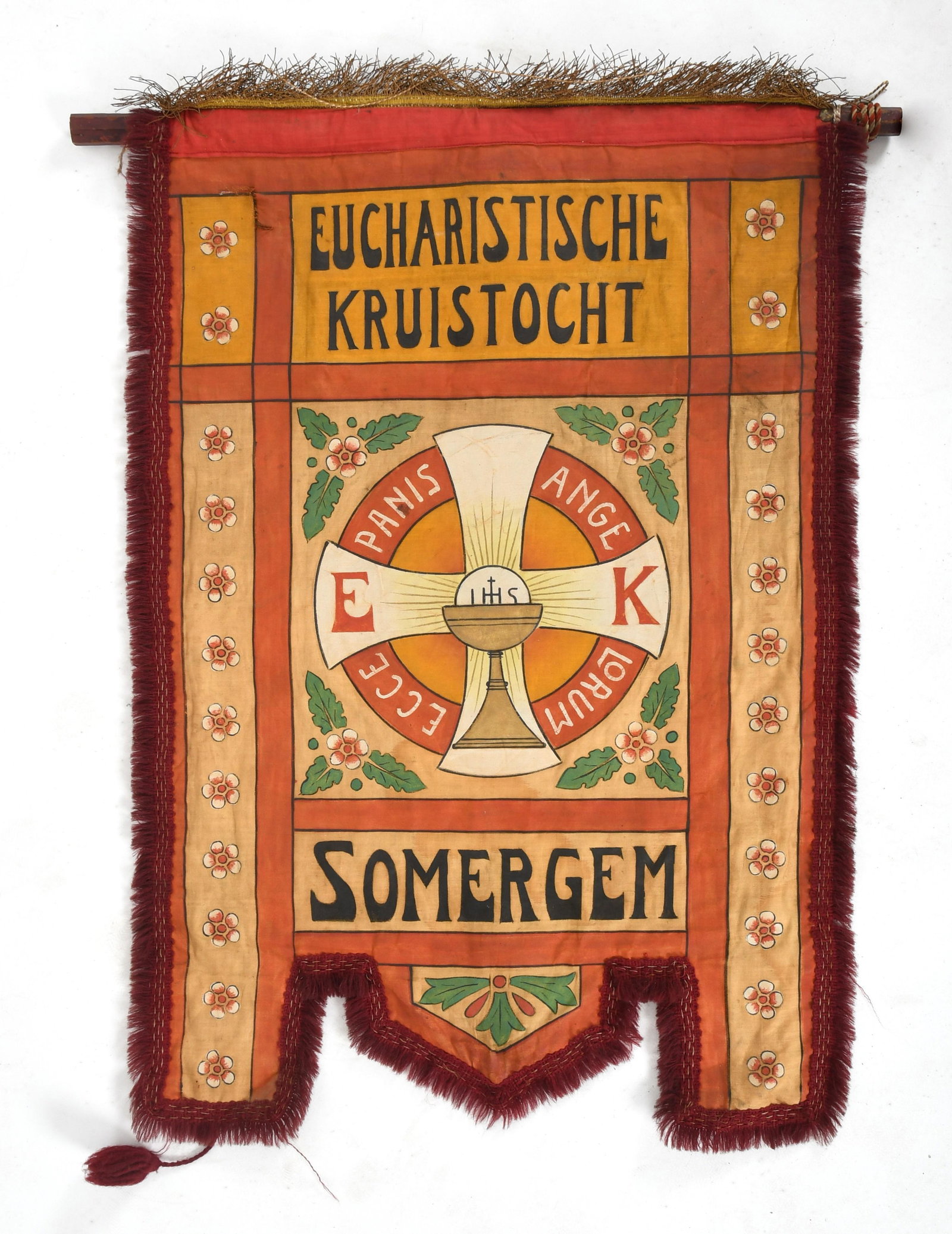 An Early 20th Century Religious Banner (1 of 6)