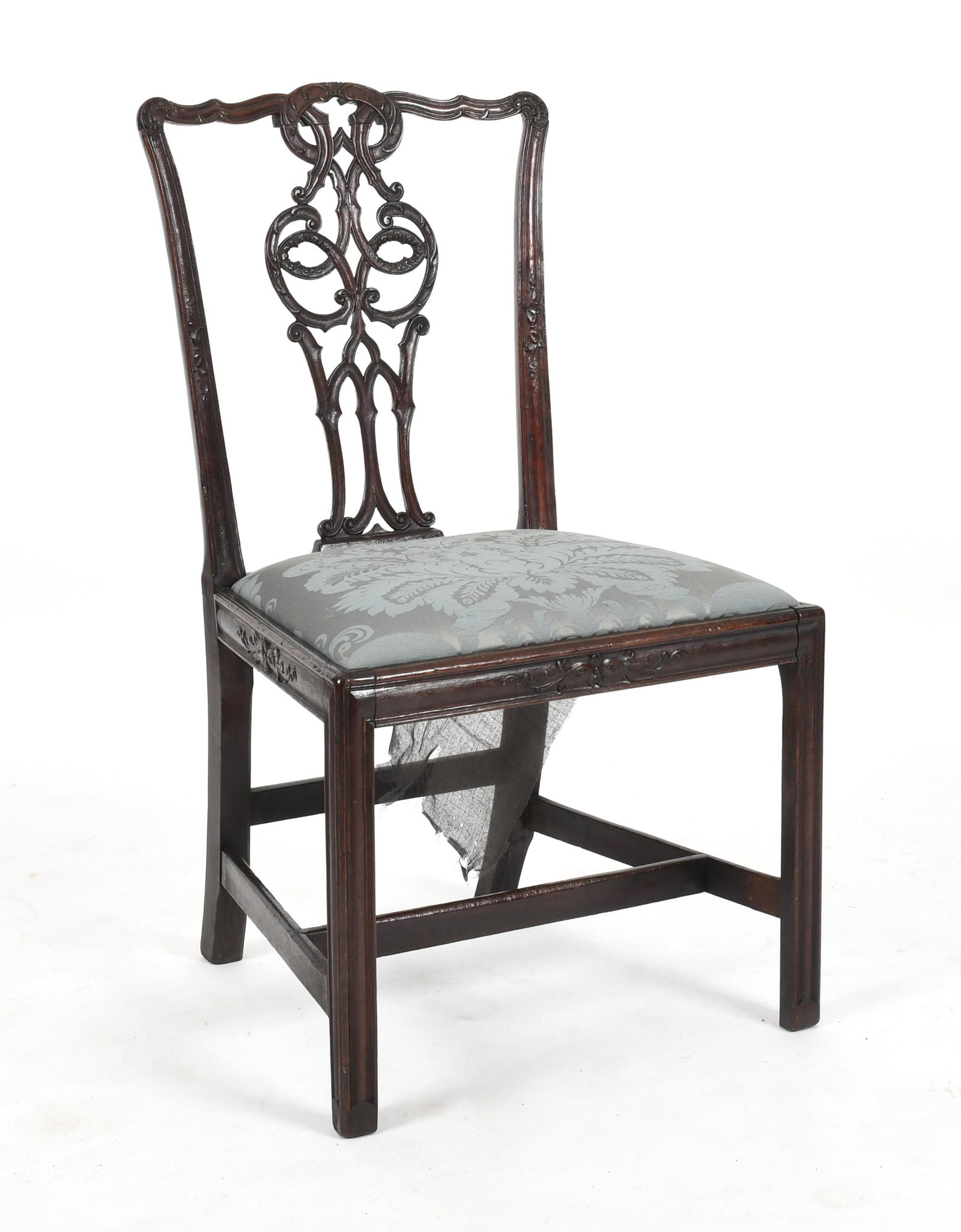 George III Mahogany Side Chair, Possibly Irish (1 of 8)