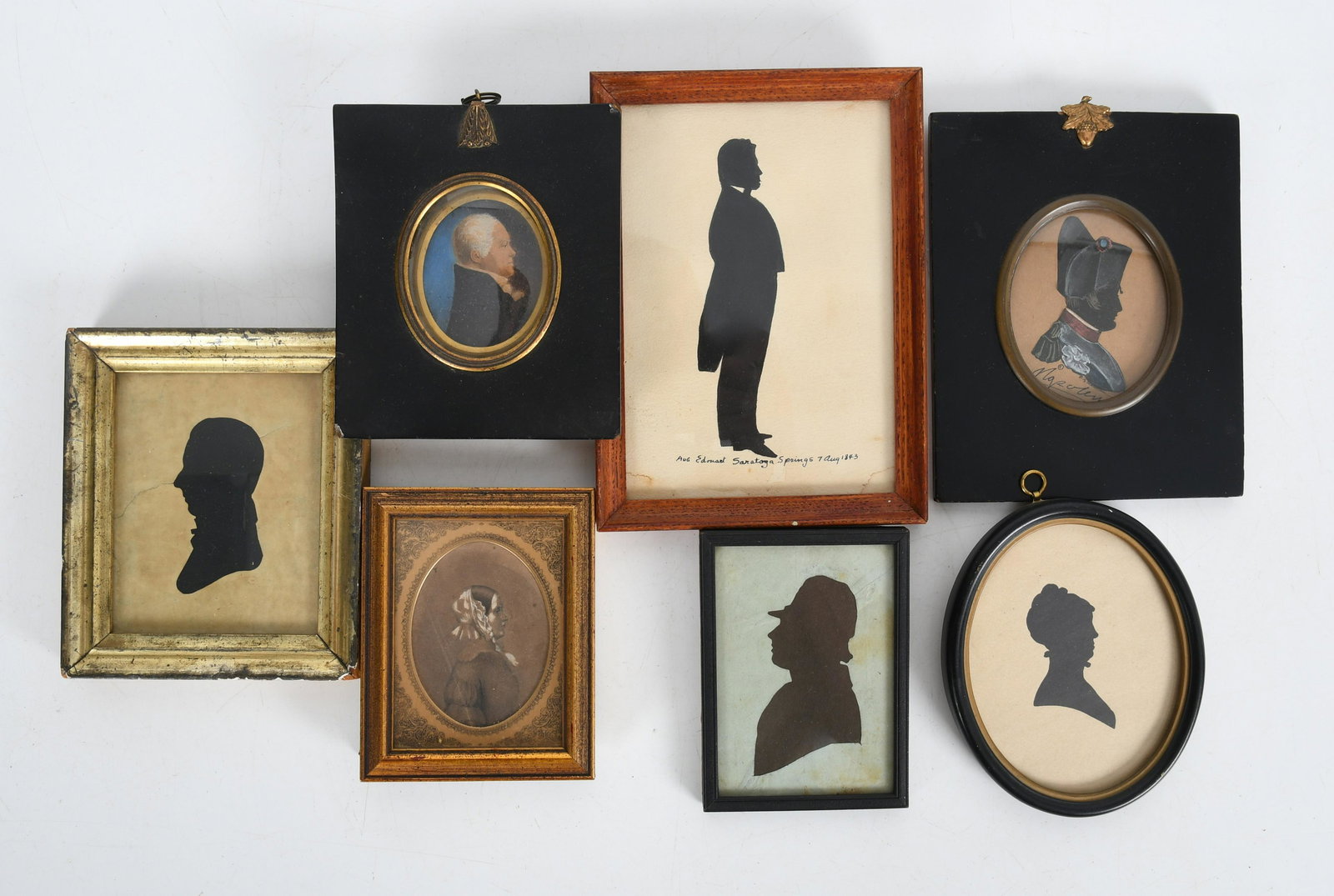 A Group of Silhouette Portrait Miniatures (1 of 10)