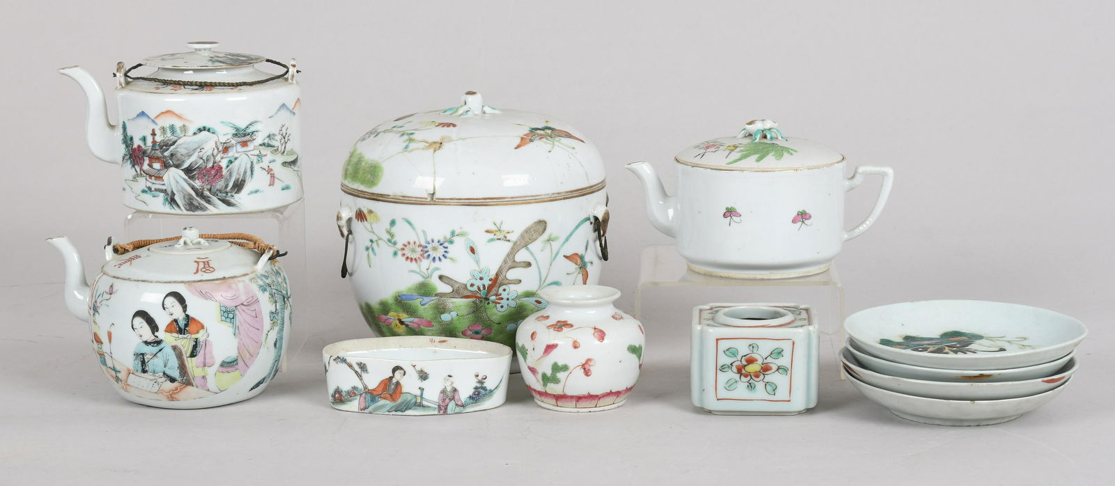 A Group of 19th c. Chinese Export Porcelain (1 of 13)
