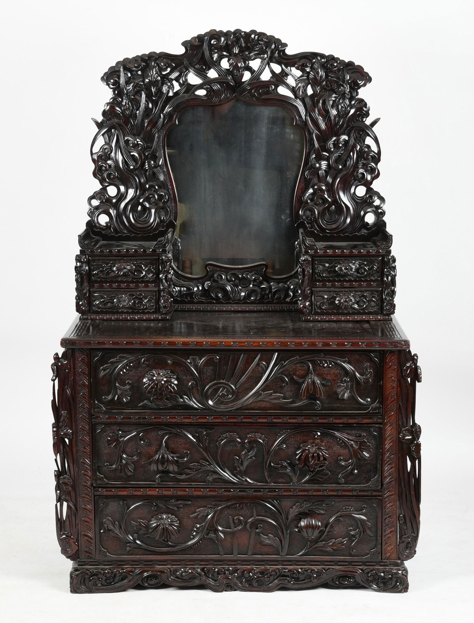 Japanese Export Ebonized Dressing Table (1 of 11)
