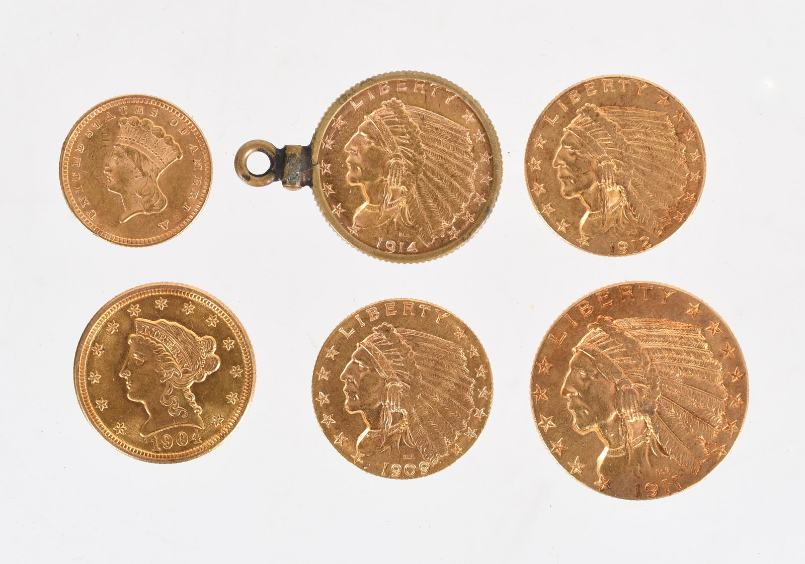 A Group of American Gold Coins (1 of 7)
