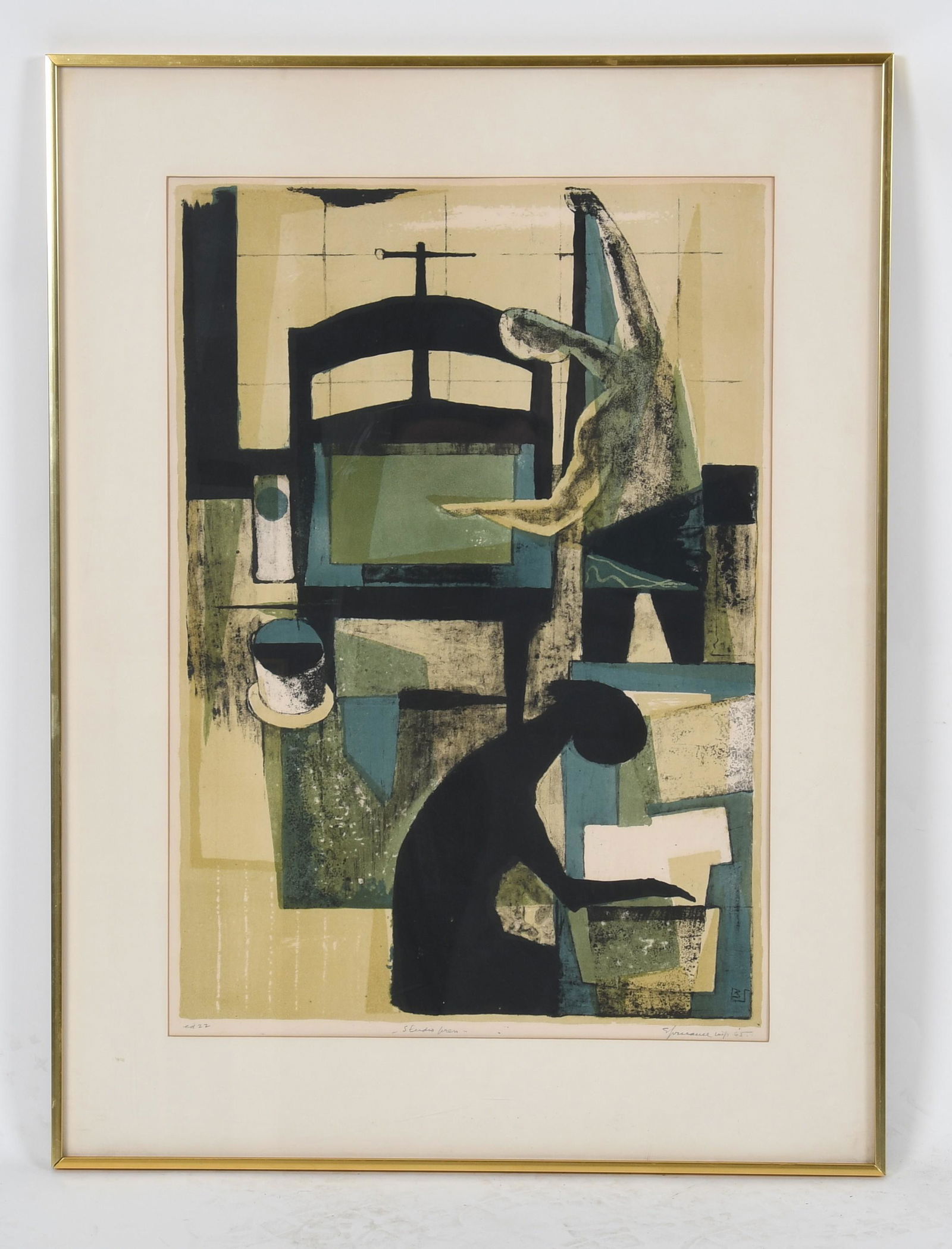 Benton Spruance (1904 - 1967), Studio Press (1 of 4)