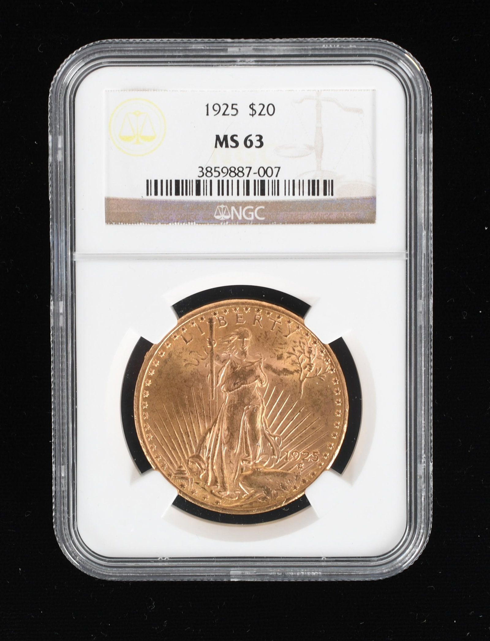 1925 St. Gaudens, Double Eagle $20 Dollar Gold Coin (1 of 4)