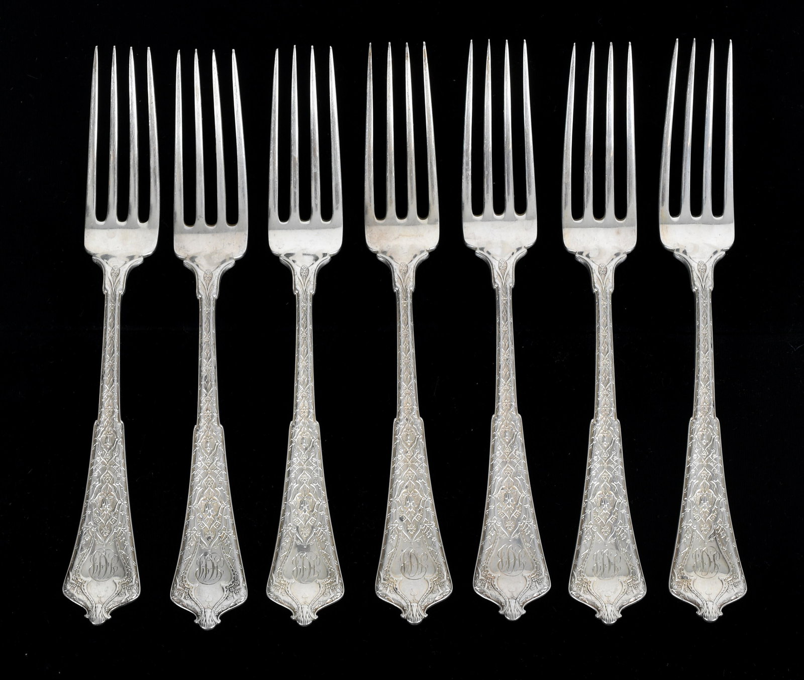 A Set of Tiffany and Co. Sterling Forks (1 of 7)
