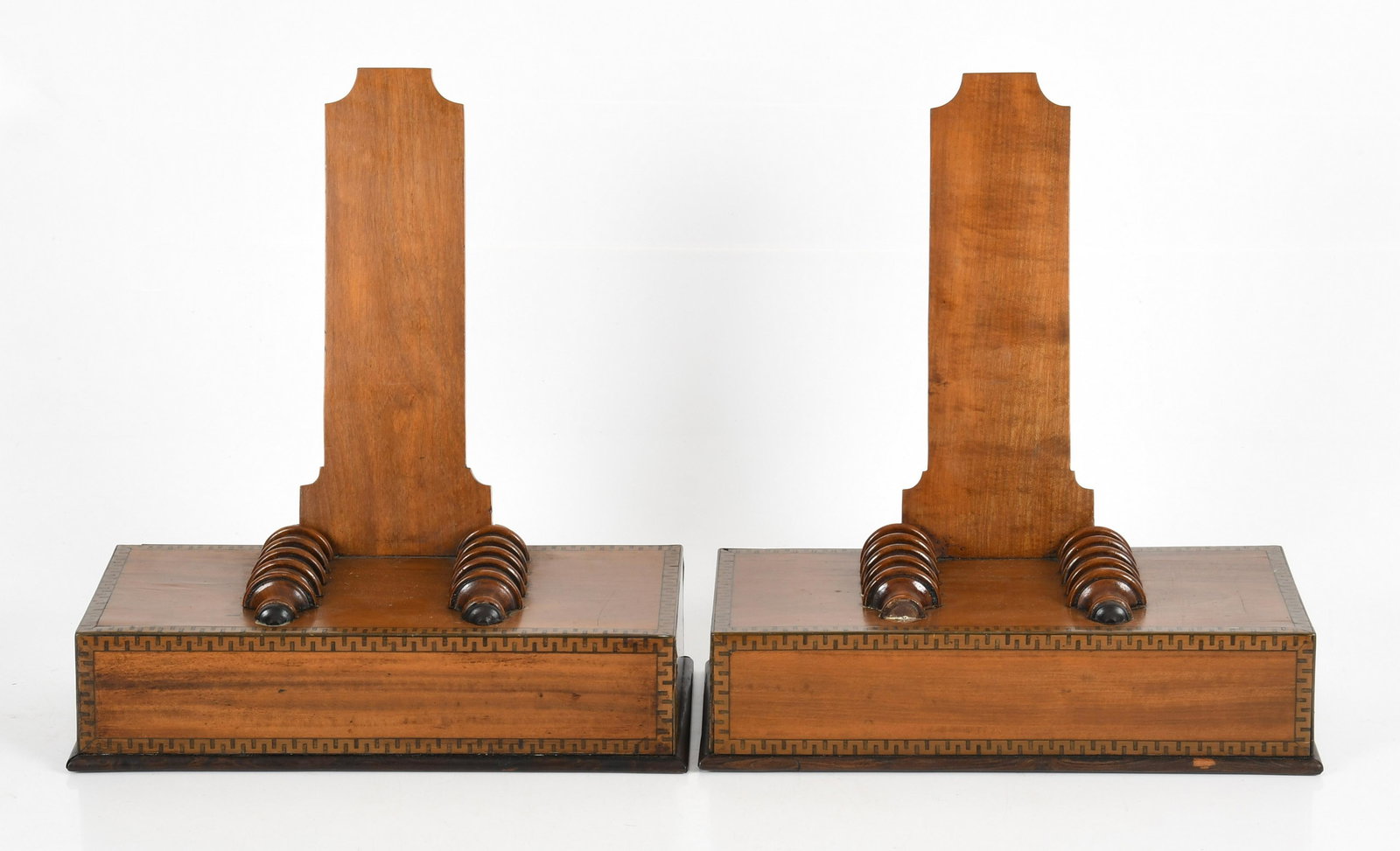 Pair of English Satinwood Charger Stands (1 of 7)