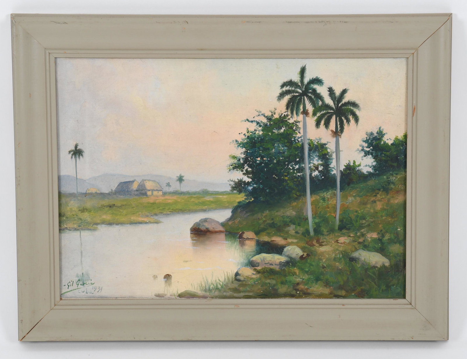 Juan Gil Garcia (Cuba,1879 - 1932) Oil on Canvas (1 of 6)