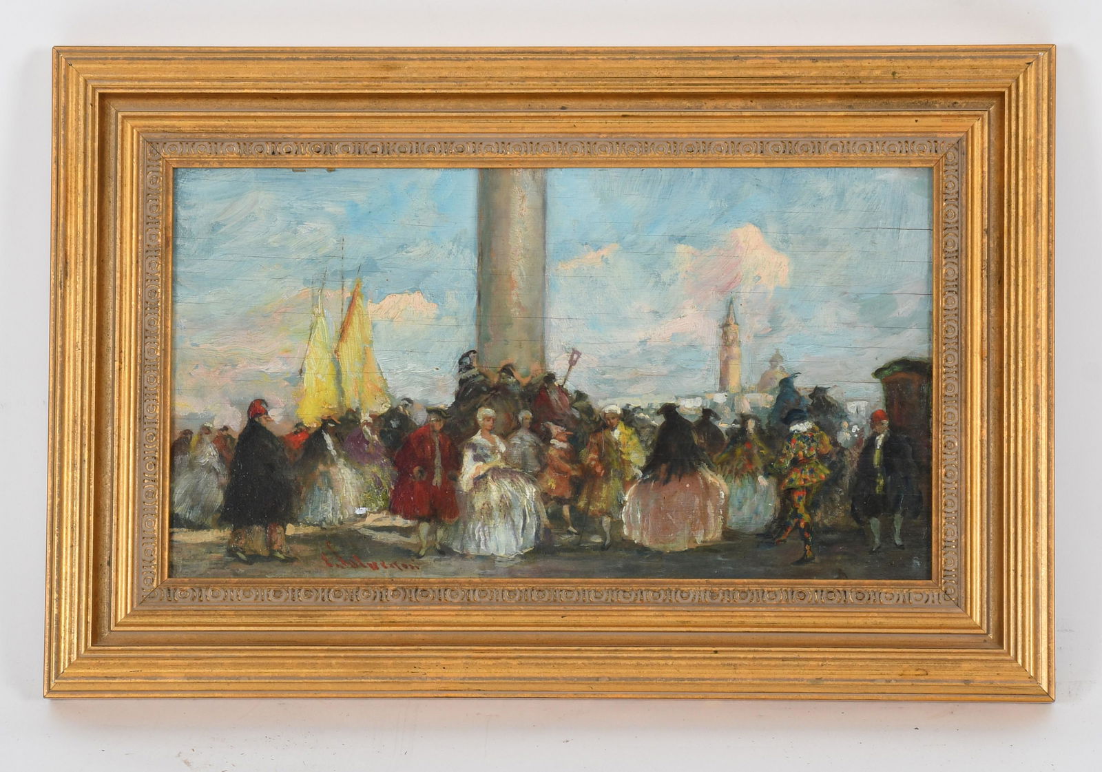 Italian School, 20th Century, Oil on Board (1 of 7)
