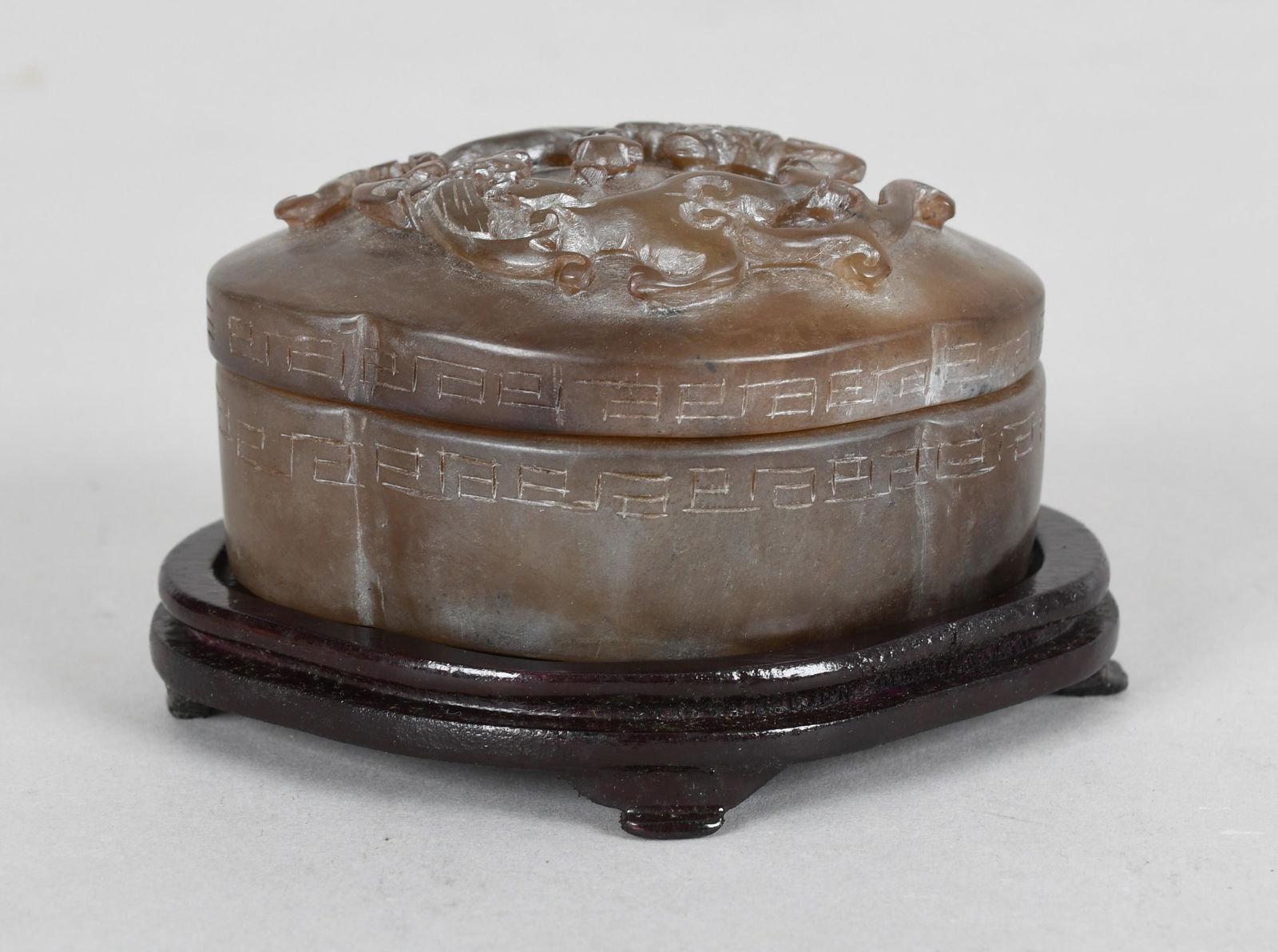 A Chinese Carved Stone Box (1 of 9)