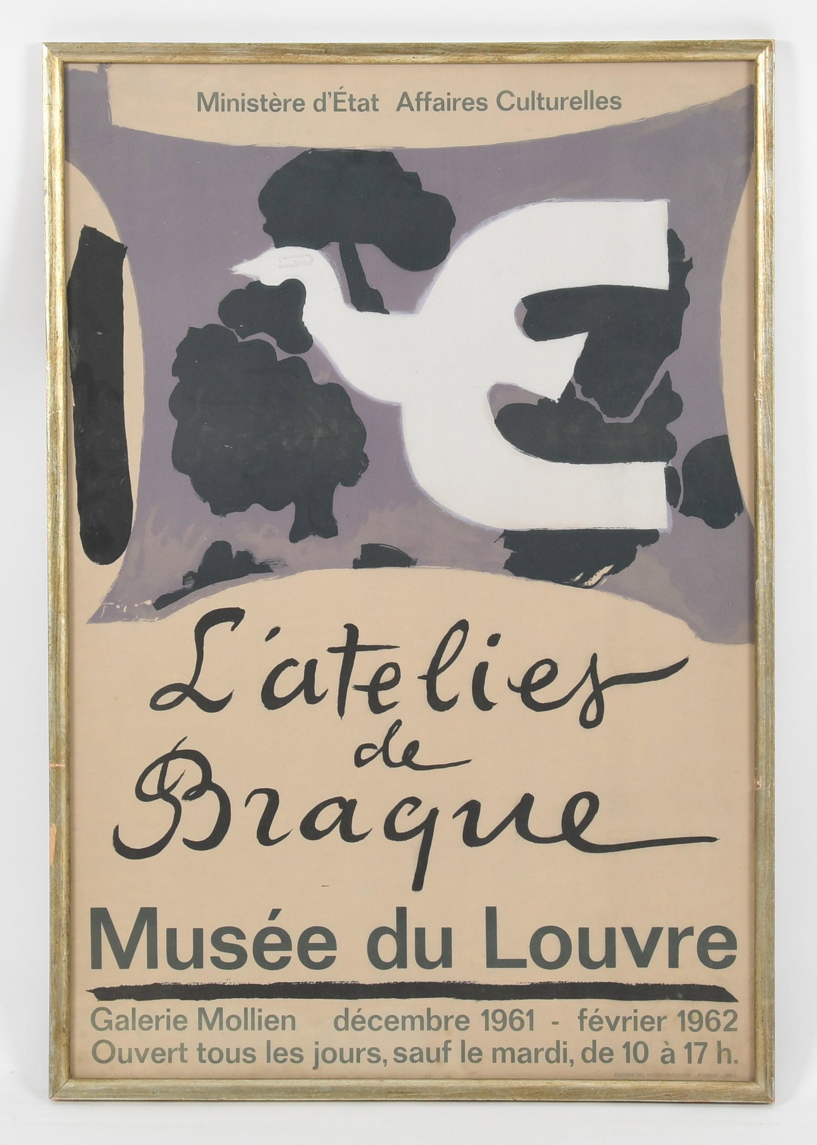 A Georges Braques Gallery Poster, 1961 (1 of 4)