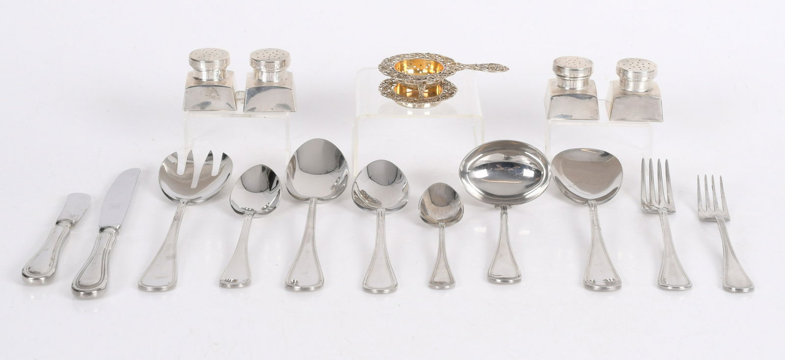 A Group of Sterling Silver Tableware, Etc... (1 of 12)