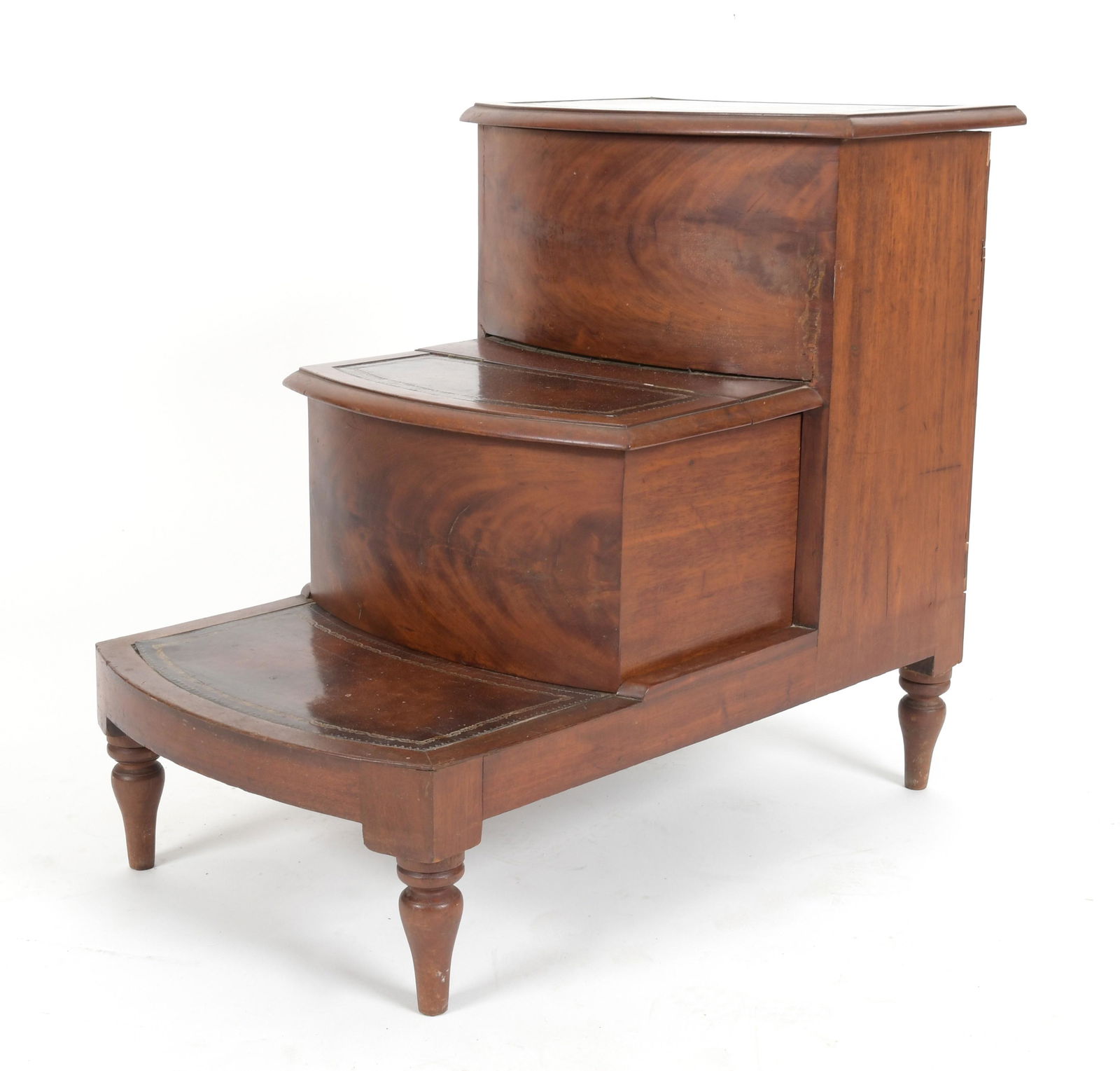 Set of Regency Mahogany Library Steps (1 of 7)