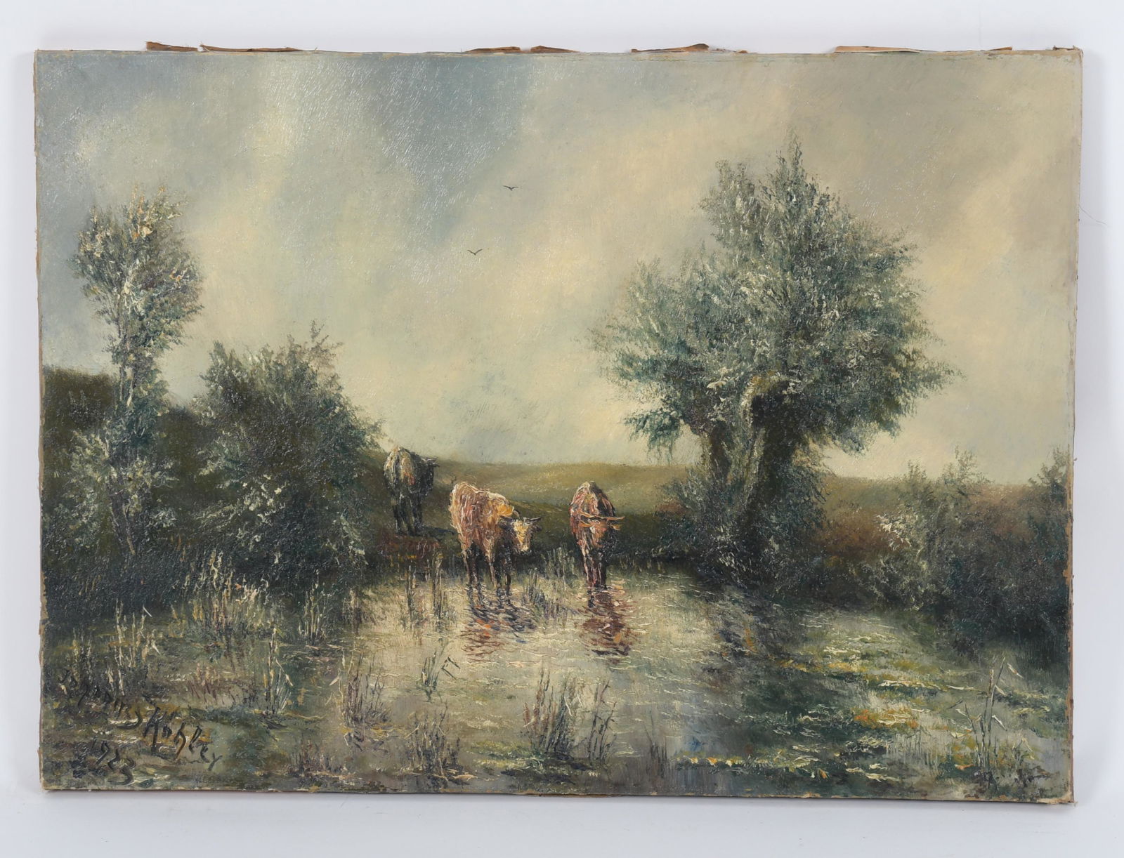 Johannes Kohler (1896 - 1976) Oil on Canvas (1 of 7)