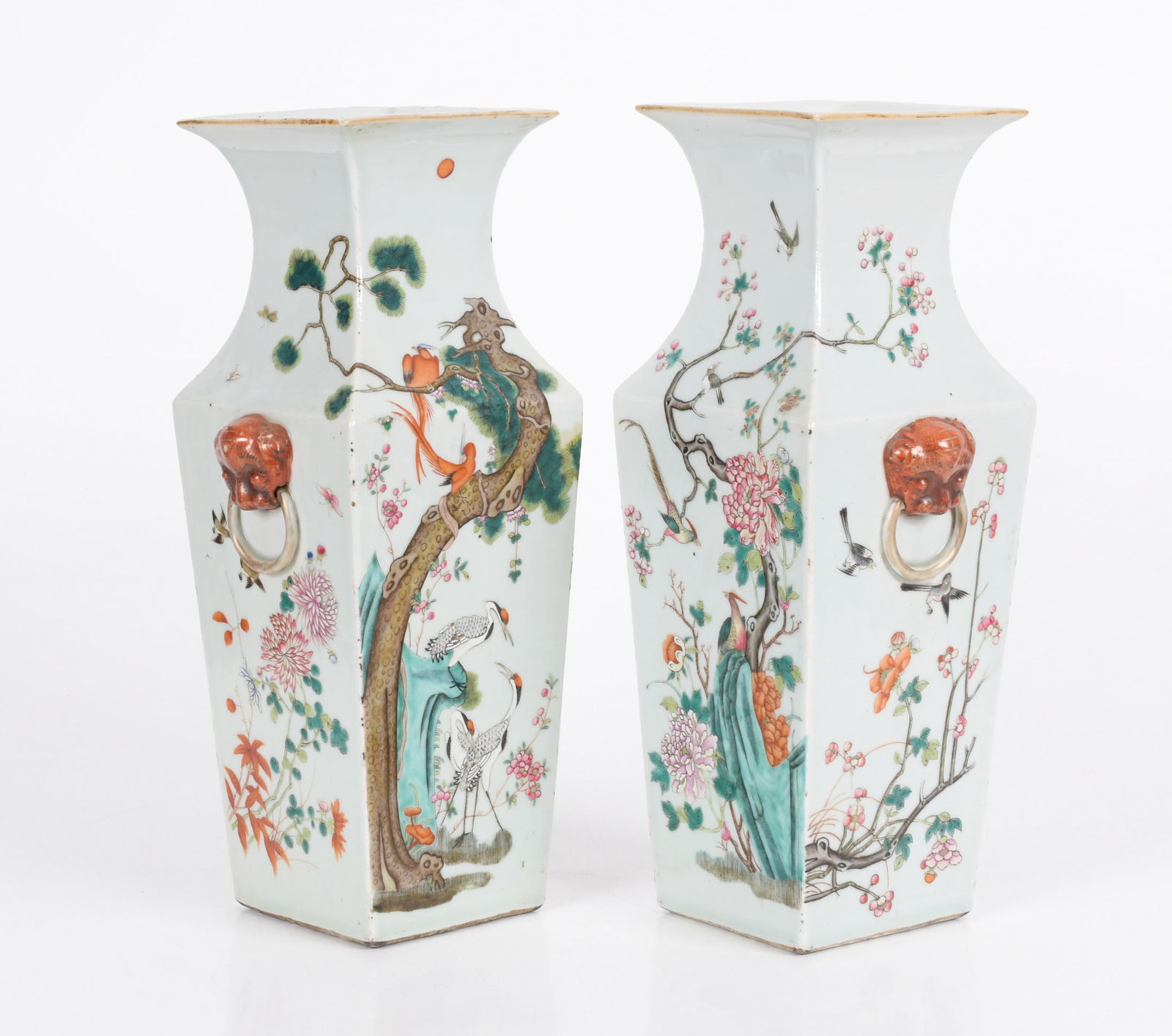 A Pair of Chinese Vases, Qing Dynasty (1 of 12)