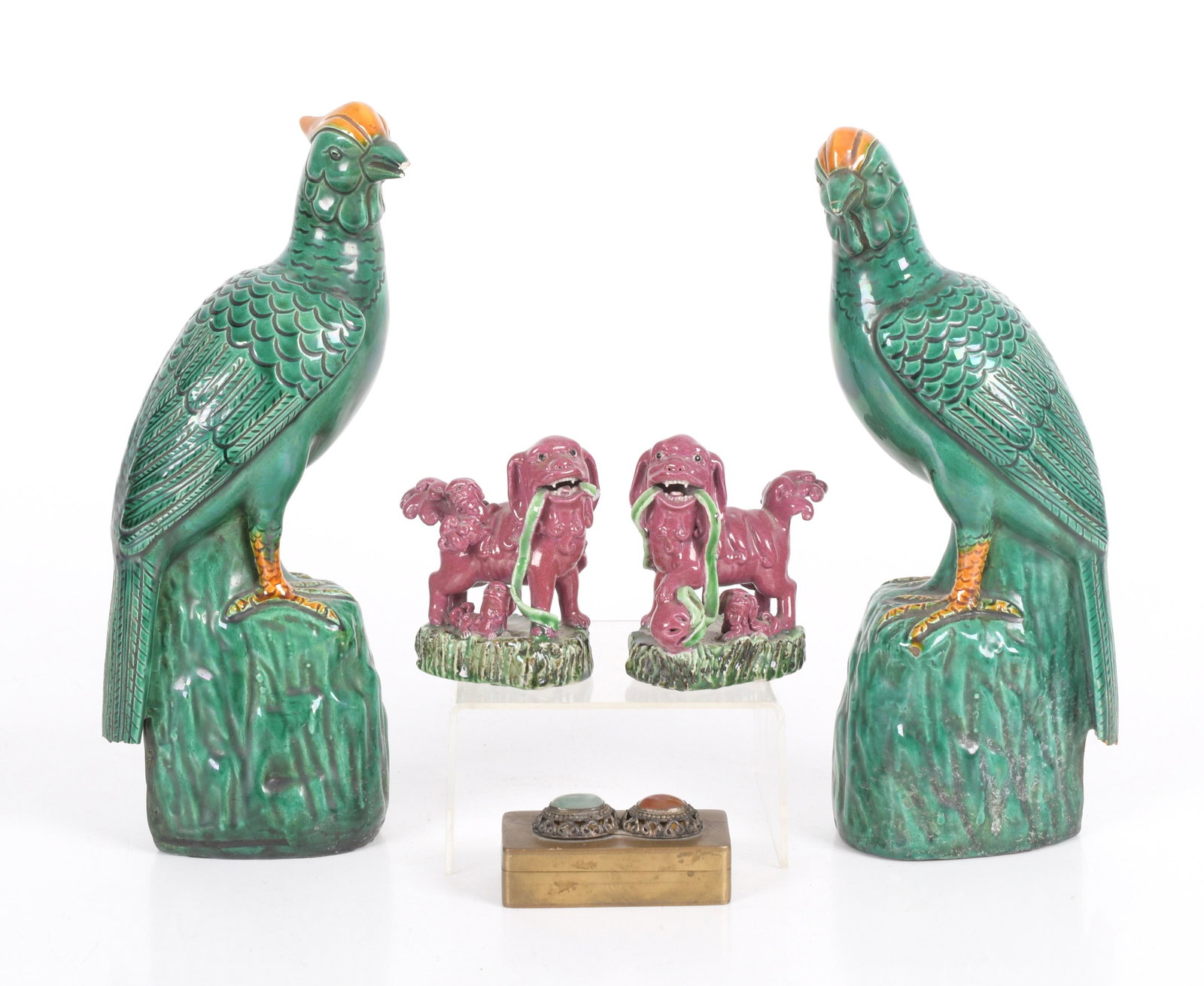 A Group of Chinese Porcelain Figures, Etc... (1 of 12)