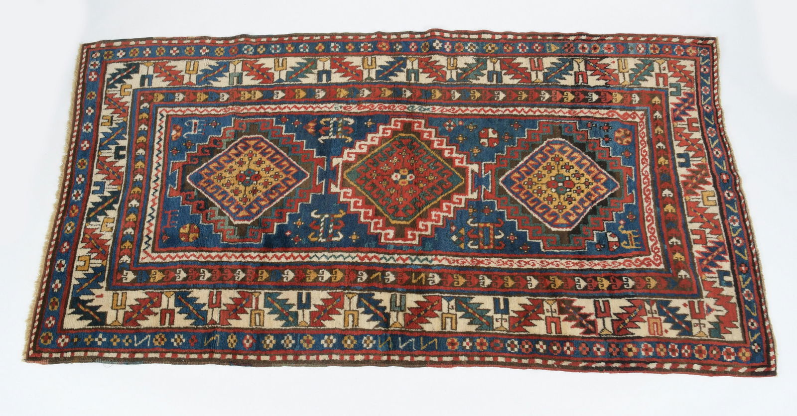 Kazak Rug, Early 20th Century, 7ft 6in x 4ft (1 of 6)