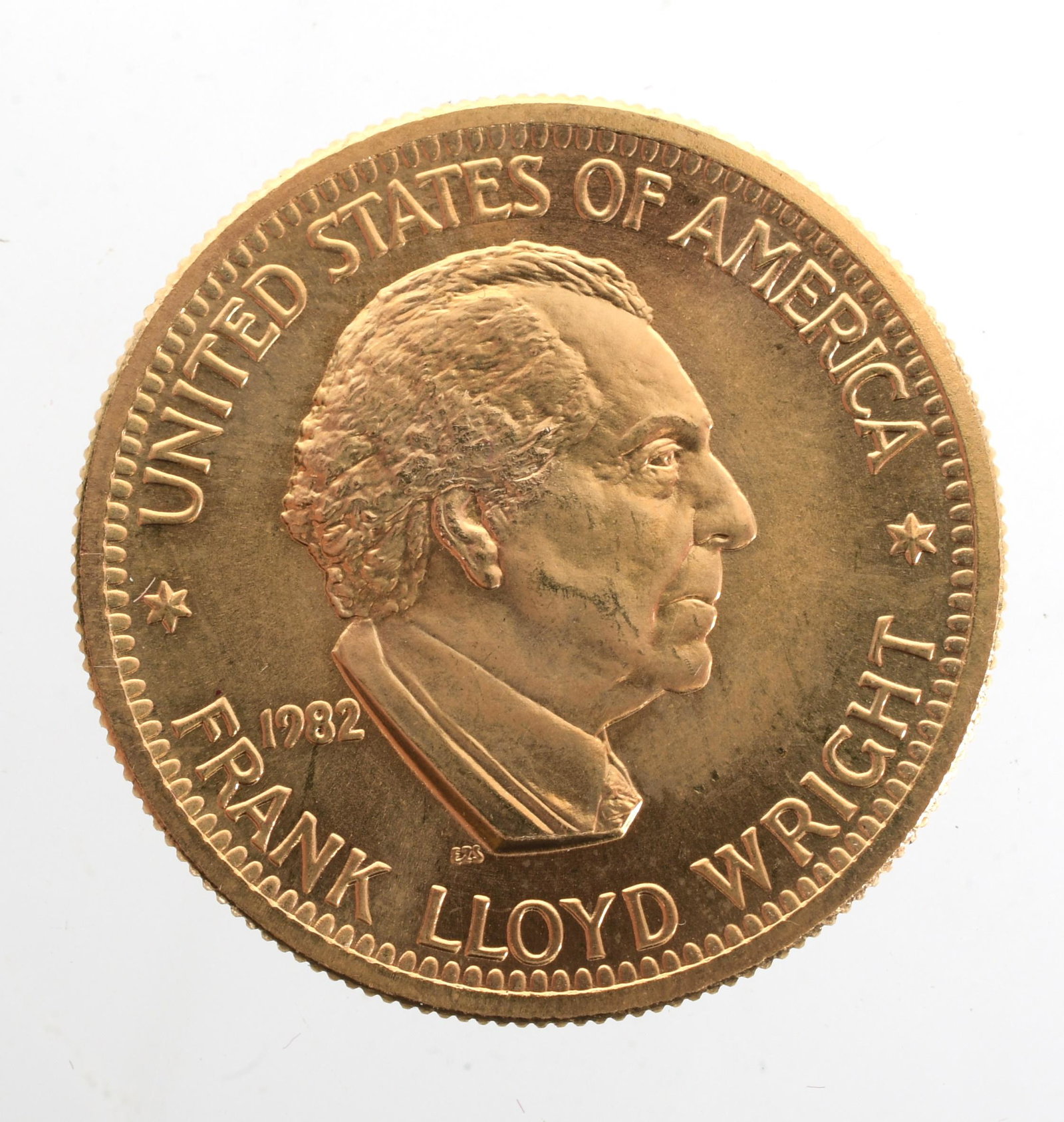 U.S. Mint Gold Medal, Frank Lloyd Wright #11 (1 of 2)
