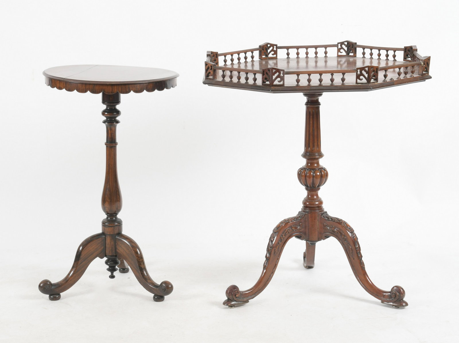 Two English Hardwood Occasional Tables (1 of 11)
