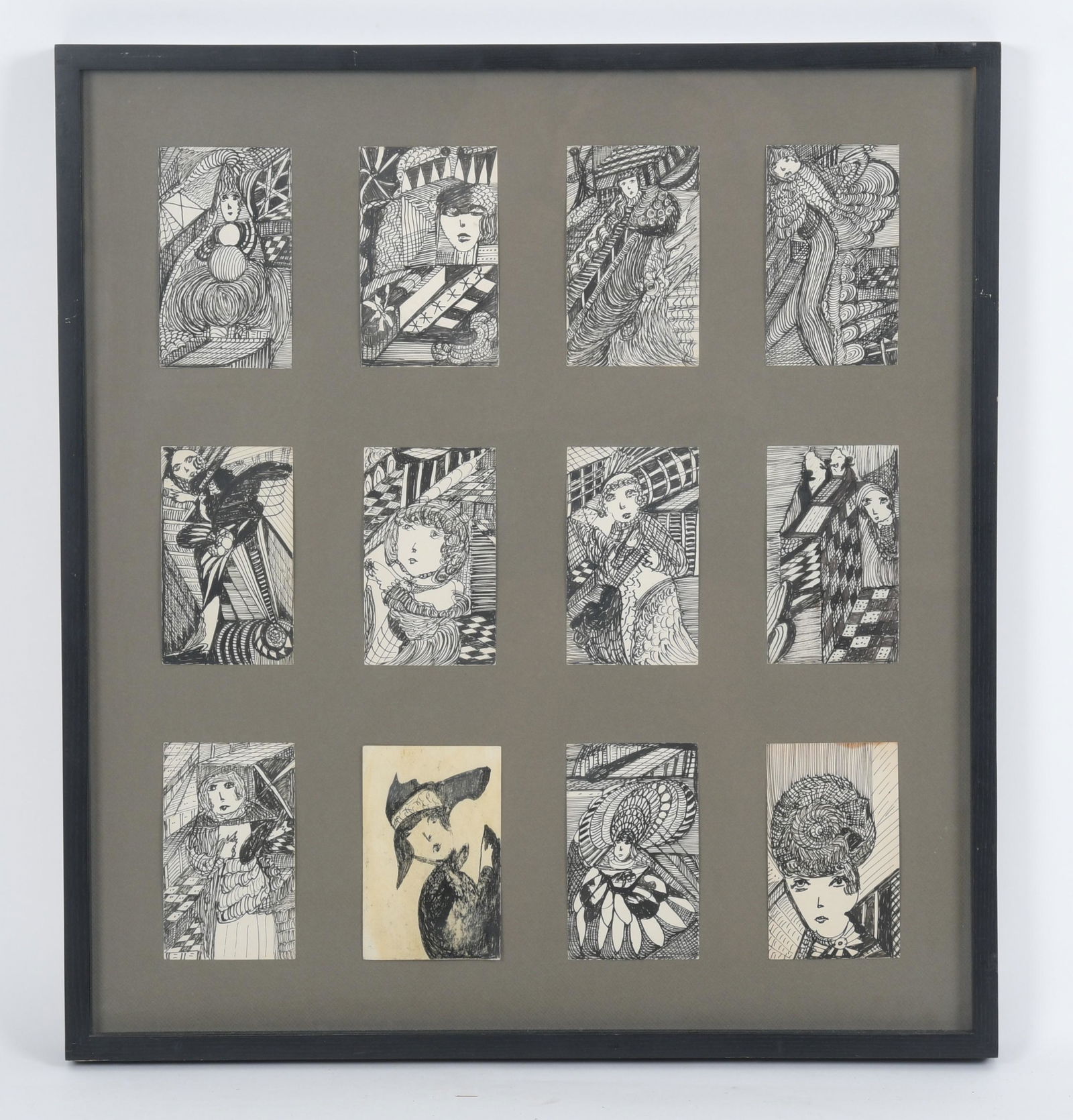 Madge Gill (1882 - 1961) Twelve Drawings (1 of 8)