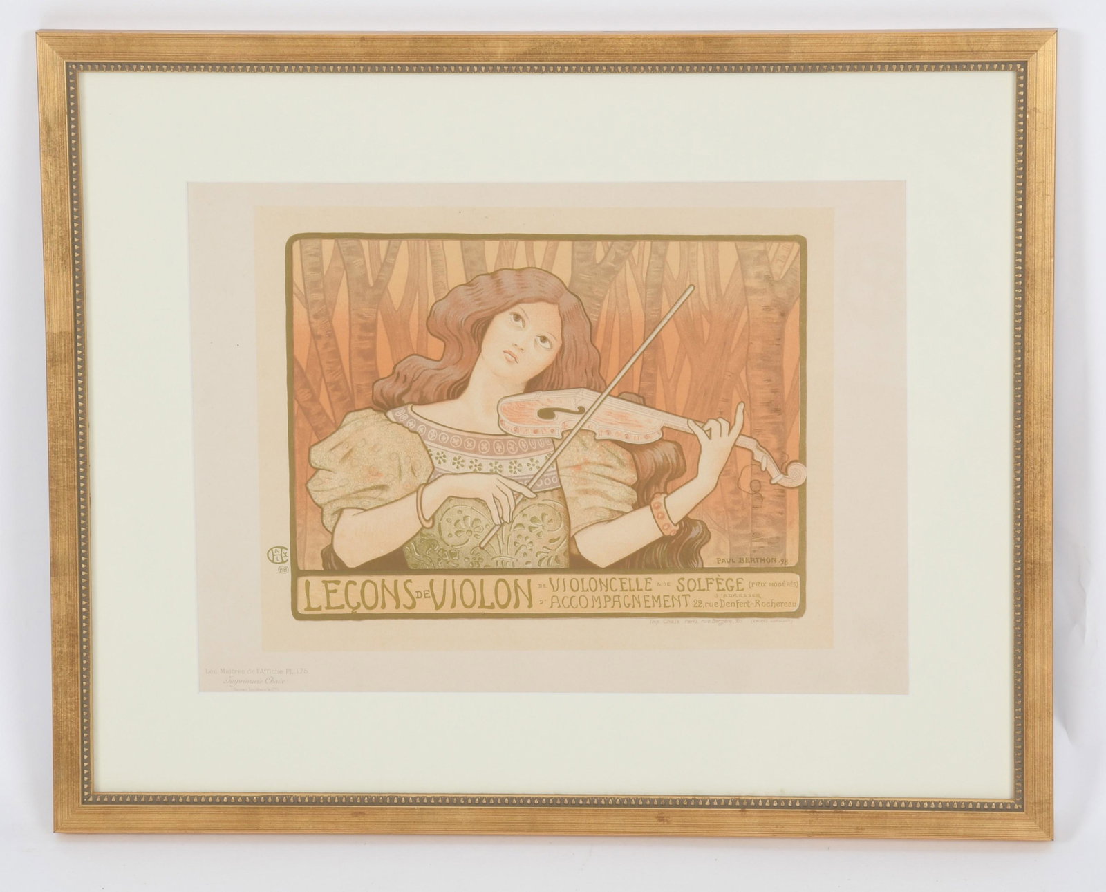 Paul Berthon (French, 1872 - 1909) Lithograph (1 of 6)