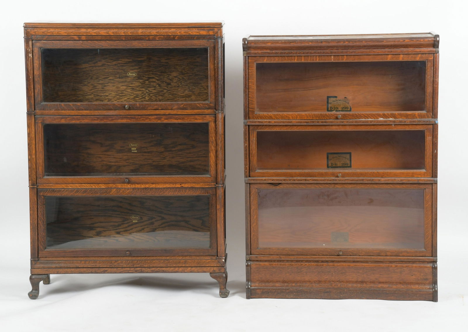 Two Oak Barrister Sectional Bookcases (1 of 14)