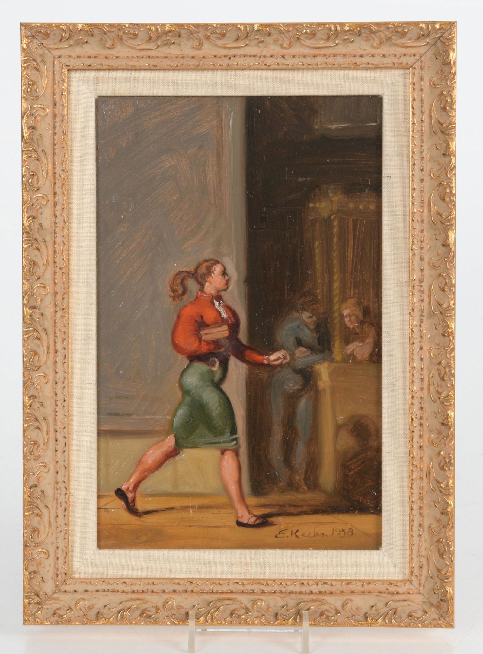 Evan Lawrence Keehn (1931 - 2015) Oil on Board (1 of 5)