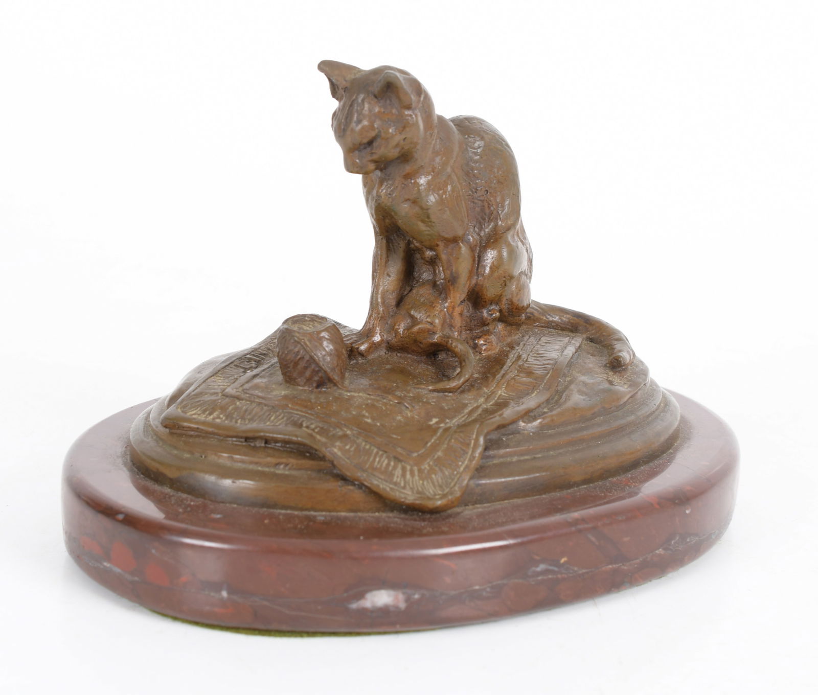 French Bronze Model of a Cat, Emmanuel Fremiet (1 of 6)