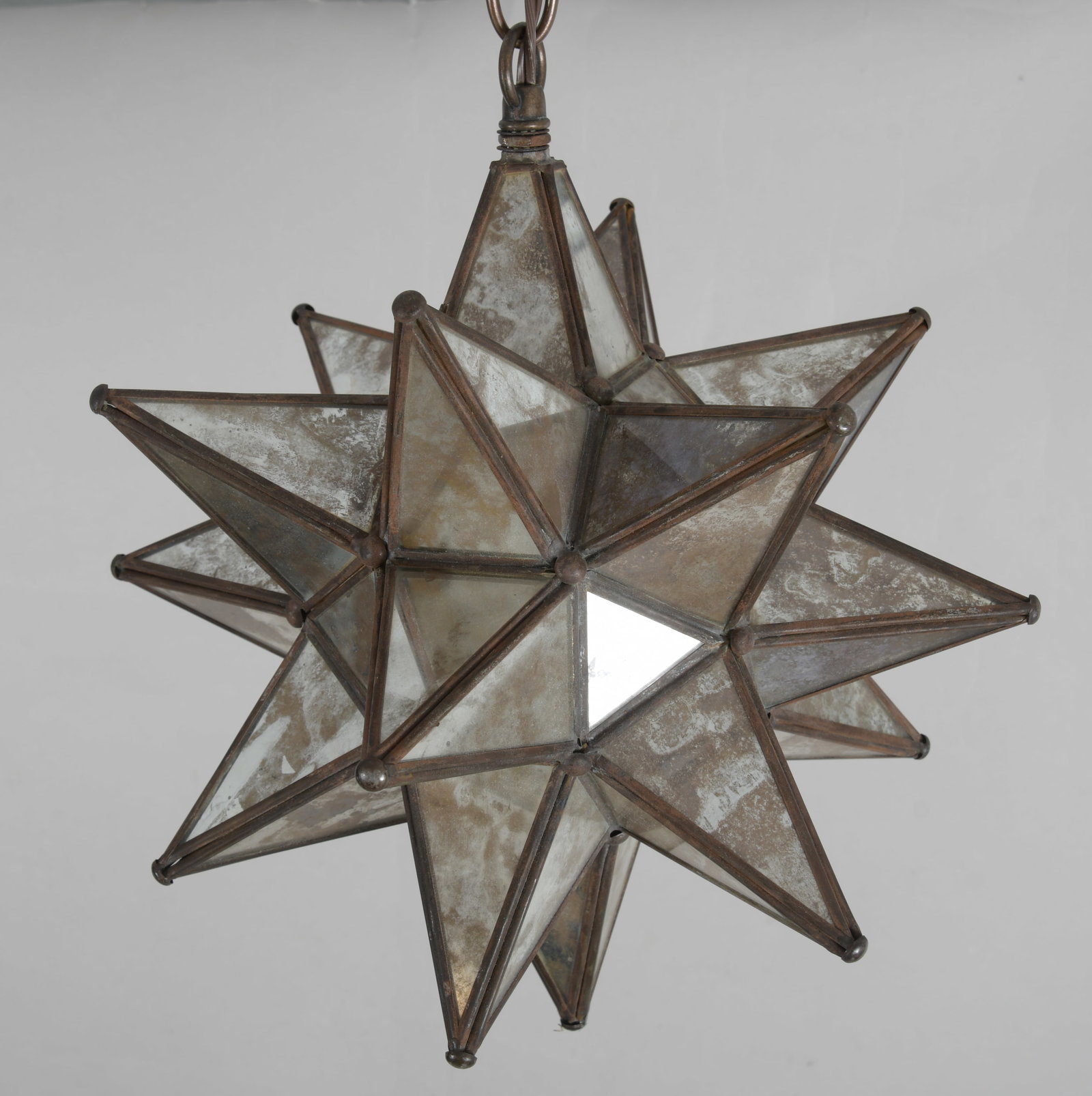 Pennsylvania Mirrored Glass & Tin Moravian Star (1 of 6)