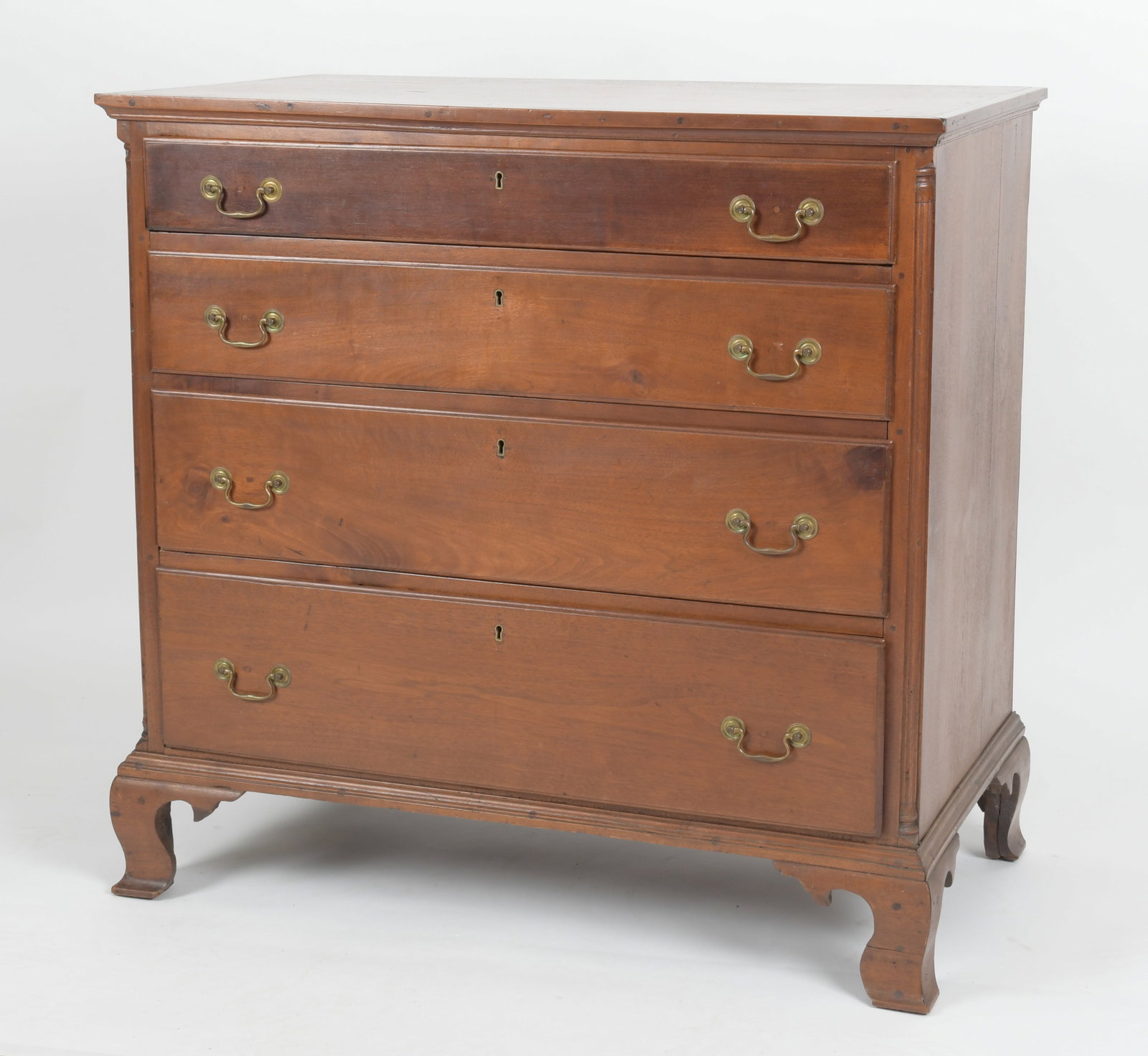 Mid Atlantic Chippendale Walnut Chest of Drawers (1 of 13)