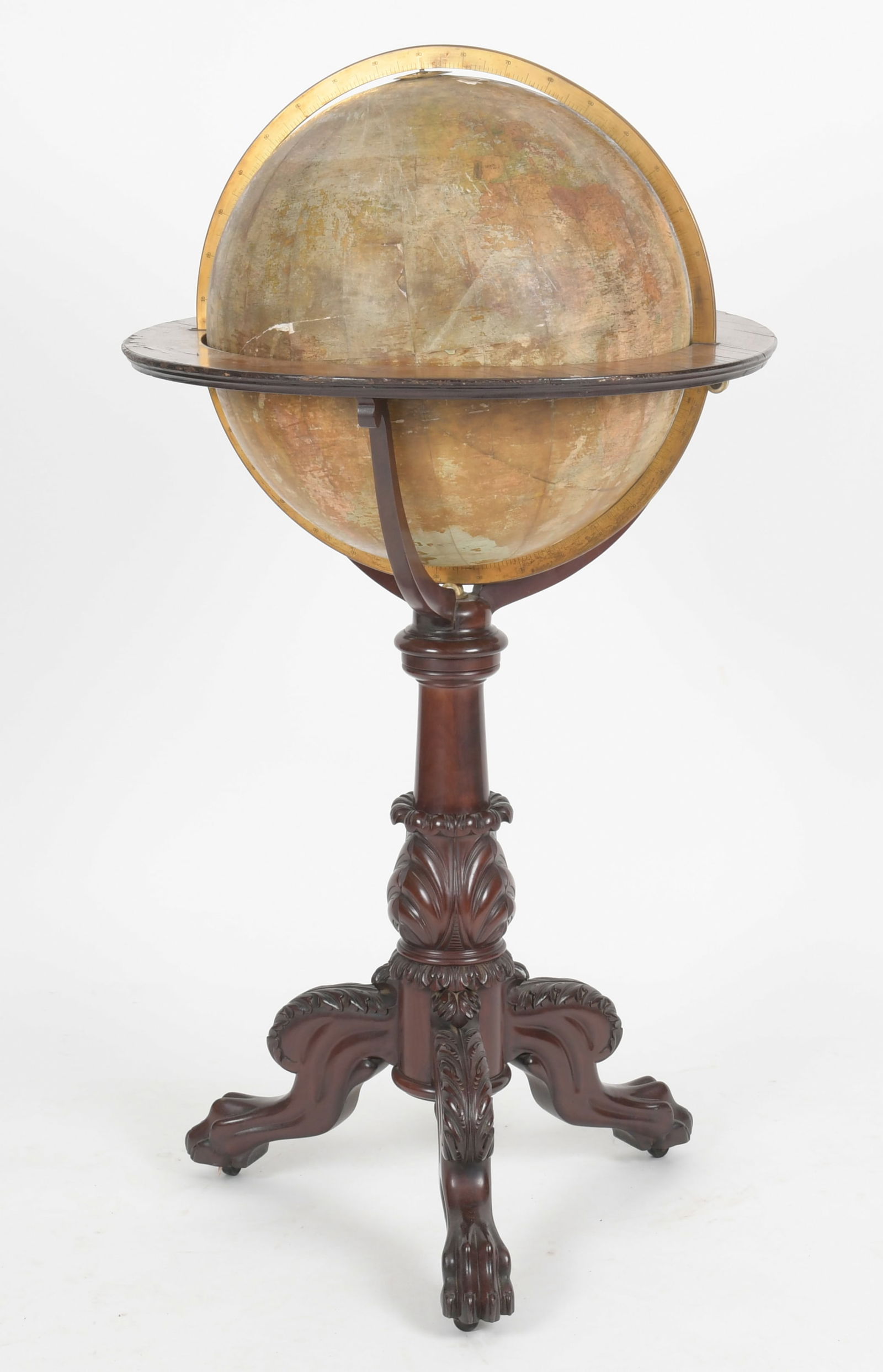 Eighteen-Inch Terrestrial Floor Globe, Circa 1900 (1 of 12)