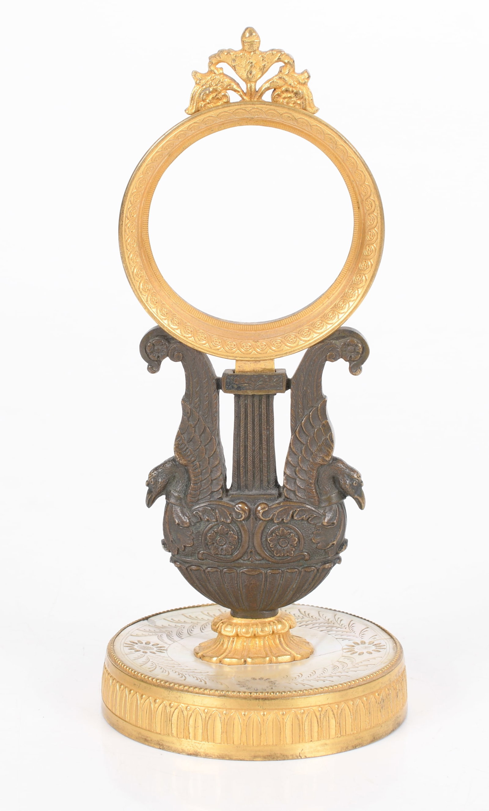 French Gilt and Patinated Bronze Pocket Watch Stand (1 of 9)