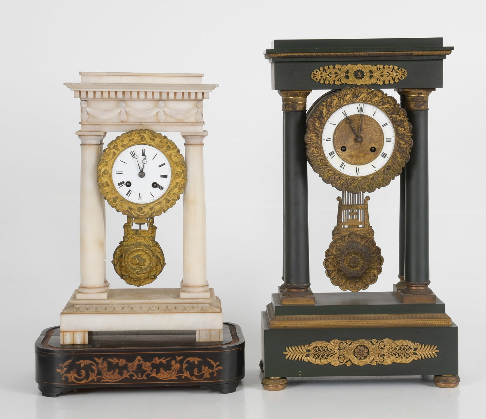 Two French Portico Mantel Clocks (1 of 14)