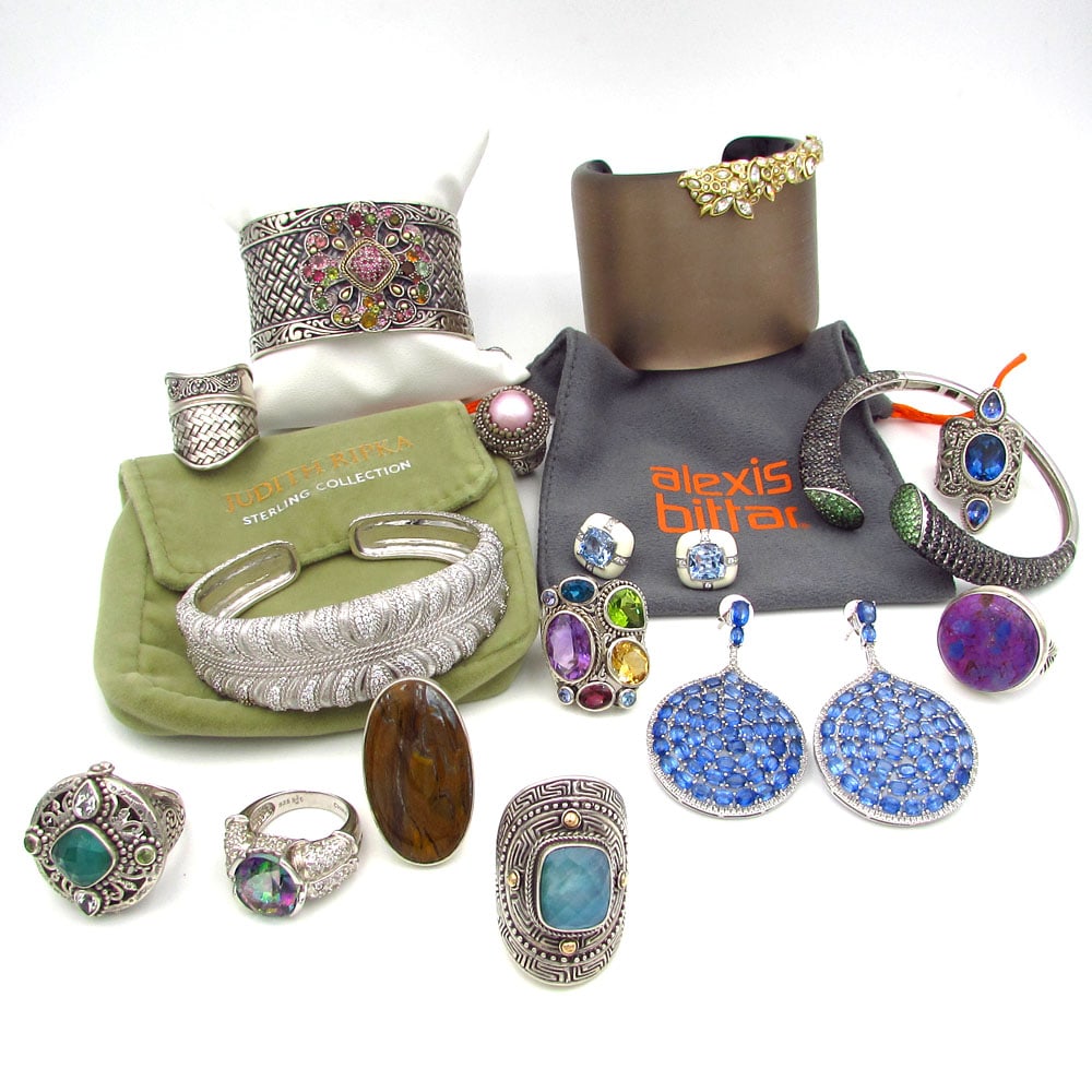 Fifteen Designer Sterling Gemstone Jewelry Ripka (1 of 11)