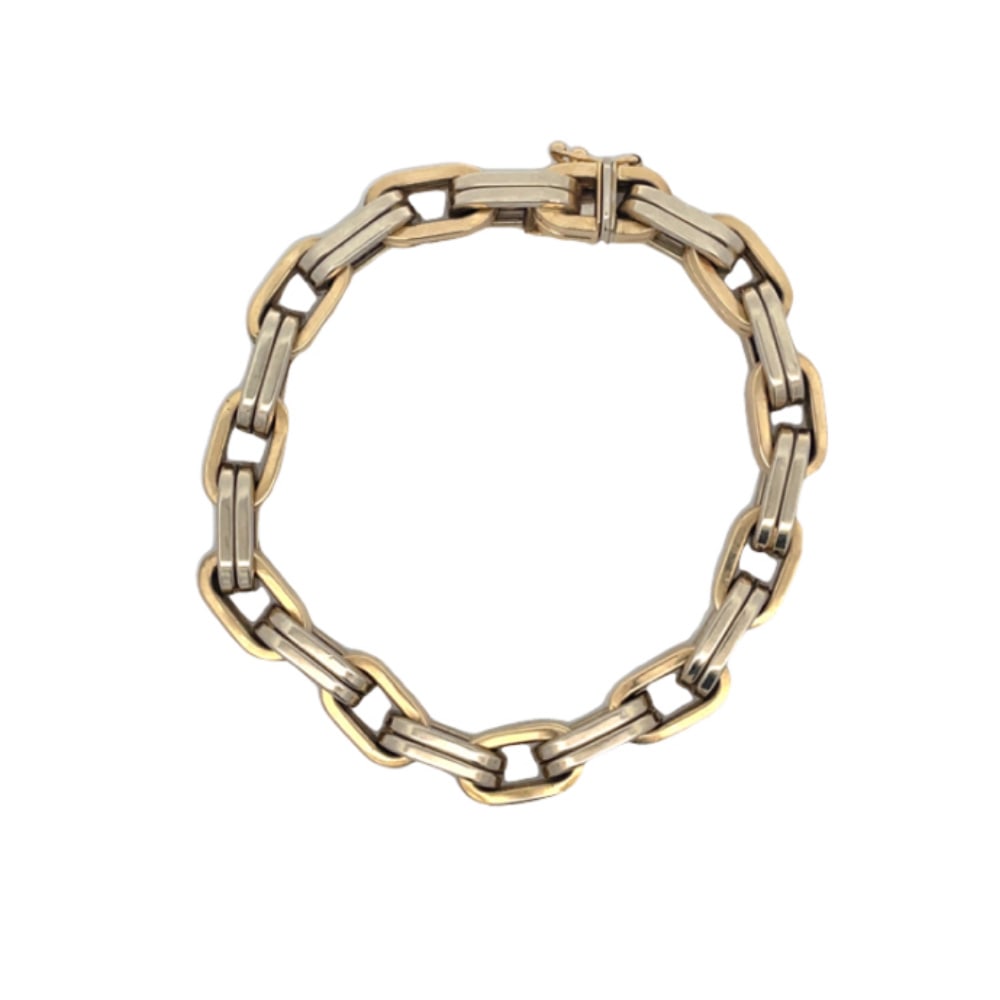 14K White and Yellow Gold Bracelet (1 of 3)