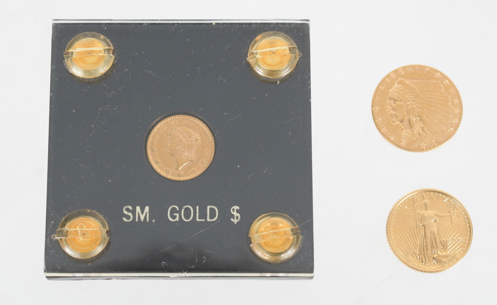 Three US Gold Coins (1 of 7)