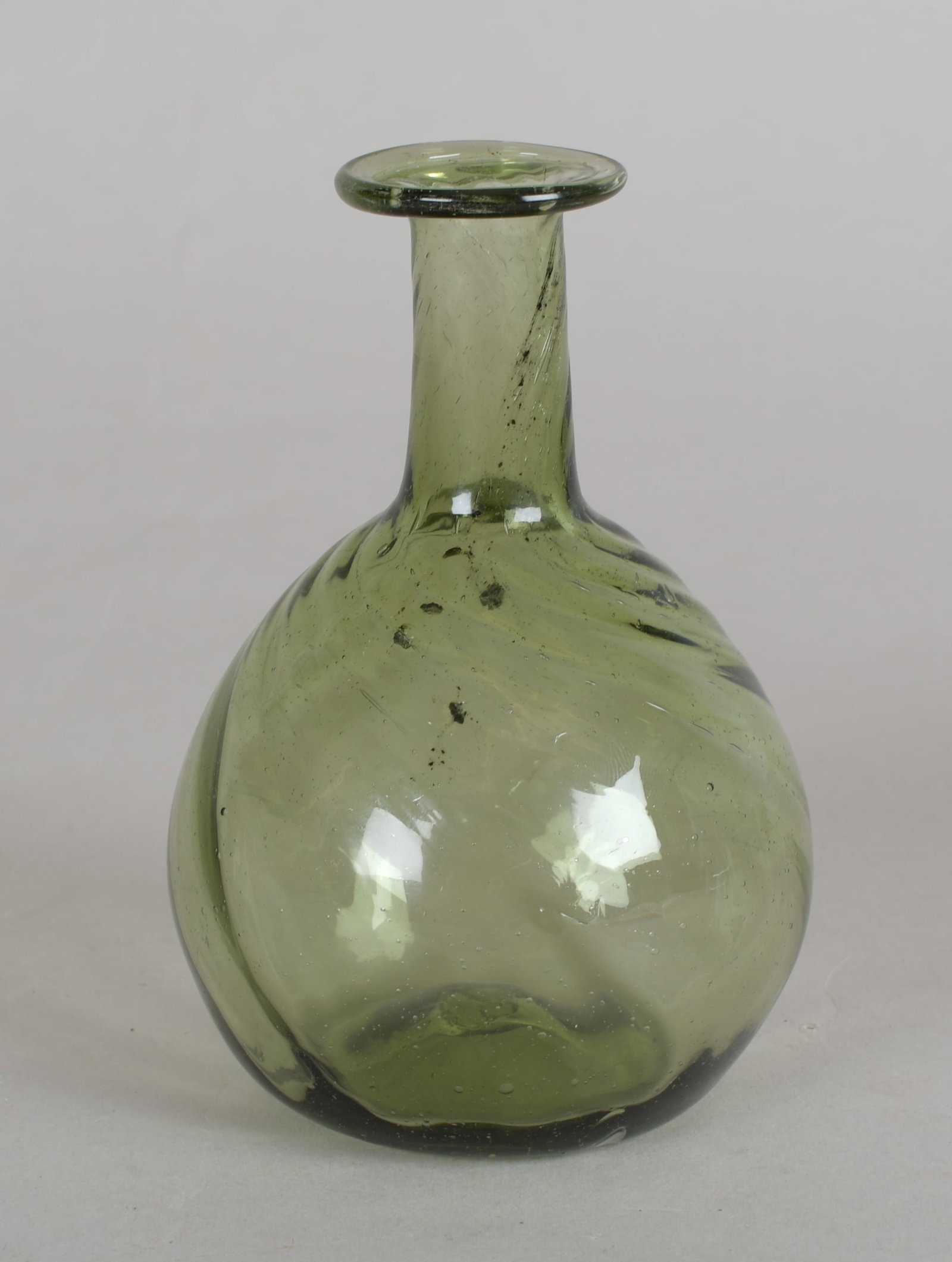 An American Blown Glass Pocket Bottle (1 of 4)