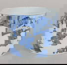 A Chinese Blue and White Porcelain Brush Pot