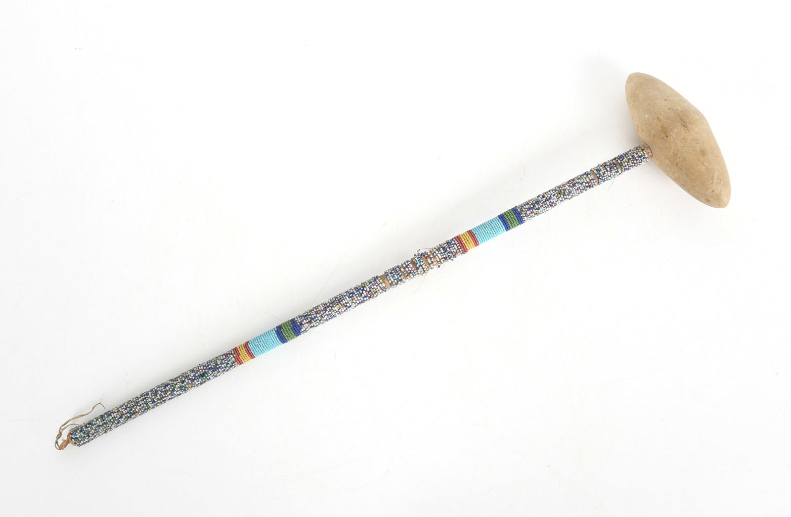 A Plains Indian Beaded War Club (1 of 6)