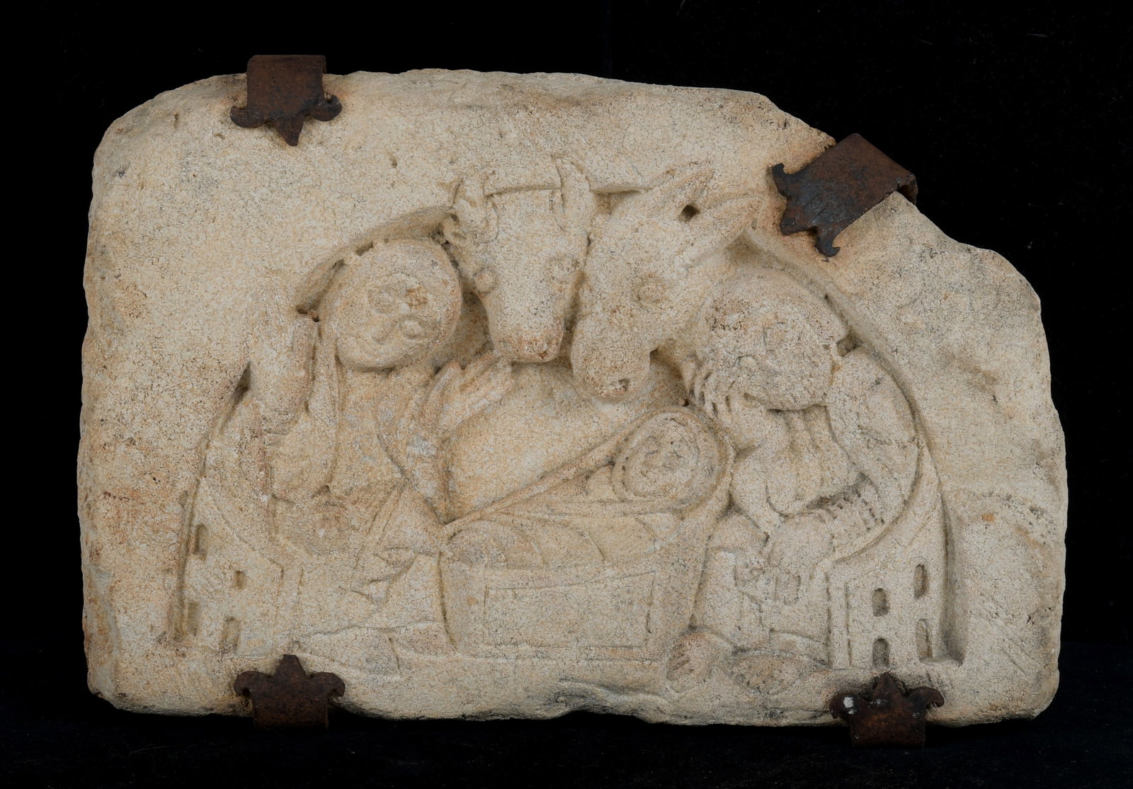 A Medieval Style Limestone Carving (1 of 5)